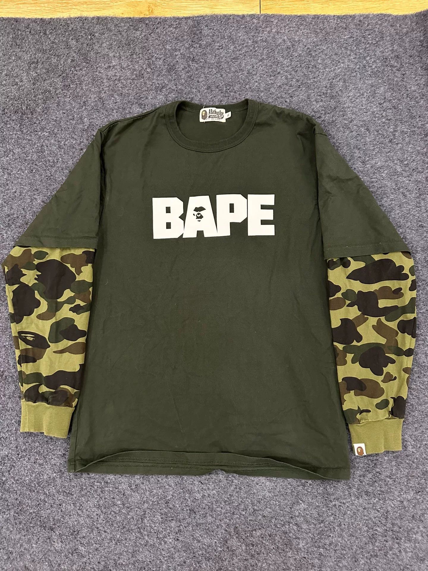 Bape Bape T Multi Shark Long Sleeve Tee Size US XL / EU 56 / 4 - 1 Thumbnail