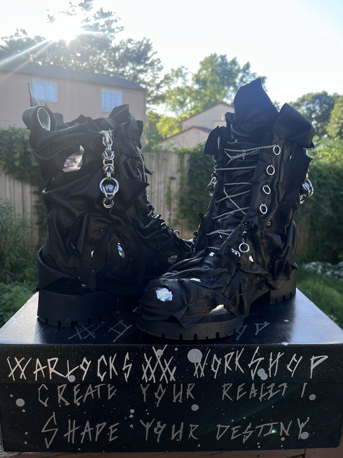 Other Warlocks Workshop ~ Chrome Martens Size US 10 / EU 43 - 8 Thumbnail