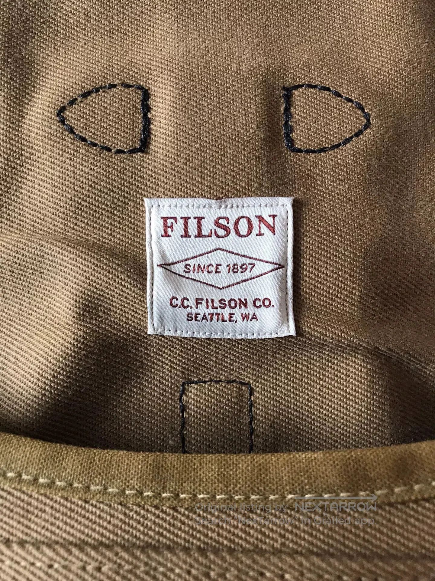 Filson Filson 70230 Brown Small Crossbody Bag. Size ONE SIZE - 6 Thumbnail