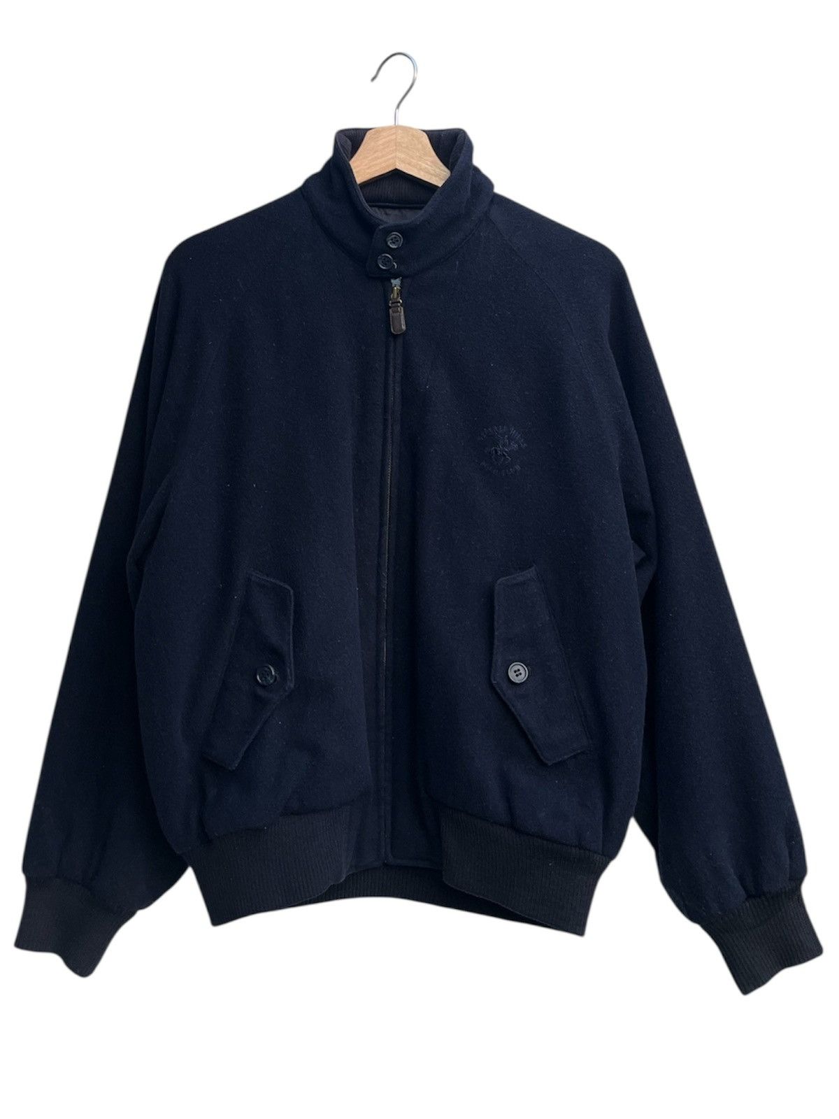 Beverly Hills Polo Club Vintage BHPC Wool Bomber Jacket Size US M / EU 48-50 / 2 - 2 Thumbnail