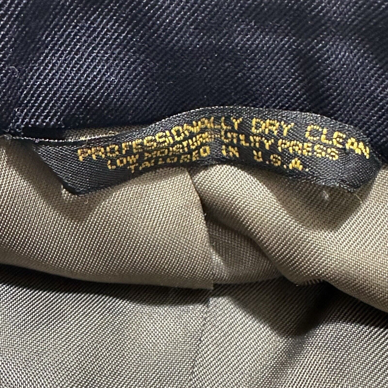 Lord & Taylor Lord & Taylor 46R Double Breasted Peak Lapel Suit Jacket USA Size 46R - 10 Thumbnail