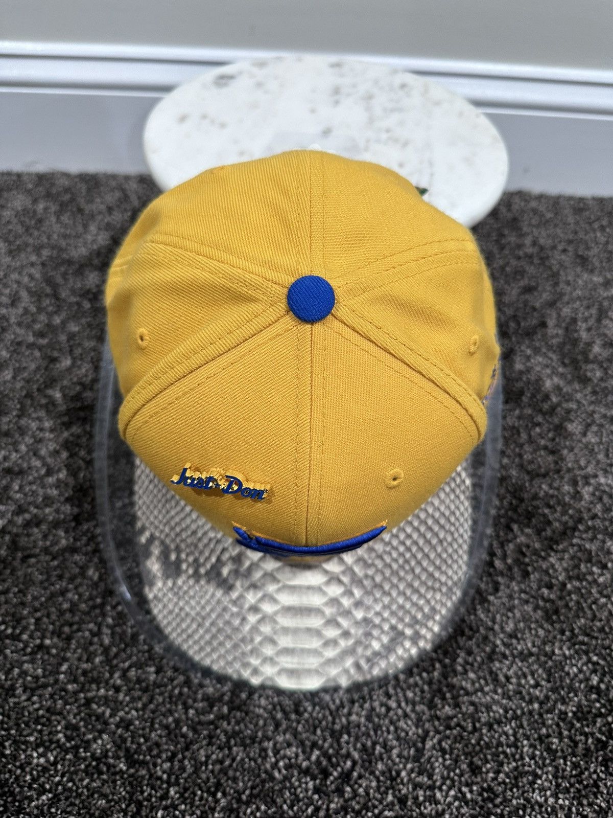 Just Don Just Don x Mitchell & Ness NHL St. Louis Blue Yellow Hat Size ONE SIZE - 5 Thumbnail