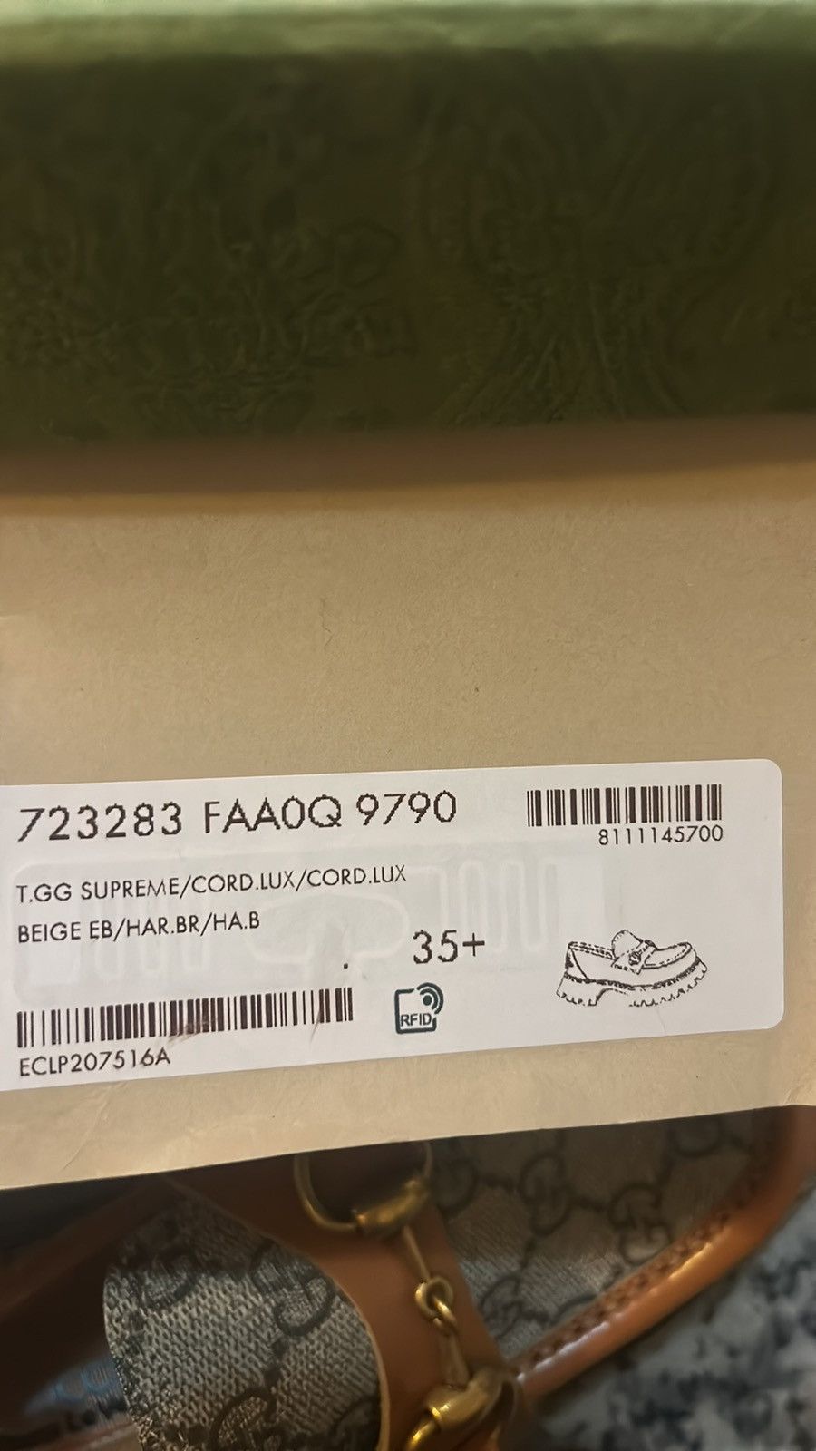 Gucci Gucci GG Monogram Horsebit Lug Sole Loafer size 35.5 Size US 5.5 / IT 35.5 - 8 Thumbnail