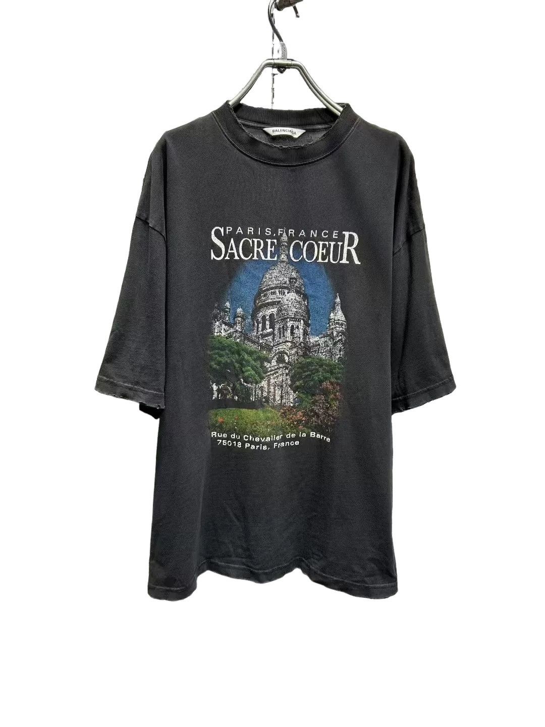 Balenciaga Balenciaga Sacre Coeur Graphic T-Shirt Size S Size US S / EU 44-46 / 1 - 1 Thumbnail