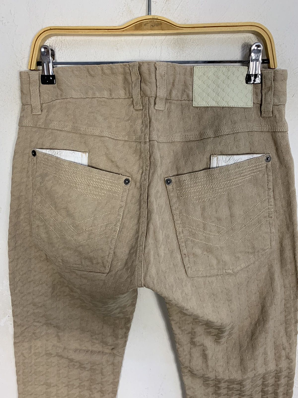 Karl Kani Karl Kani Houndstooth Design Embroidery Spell Out Denim Pant Size US 32 / EU 48 - 11 Thumbnail