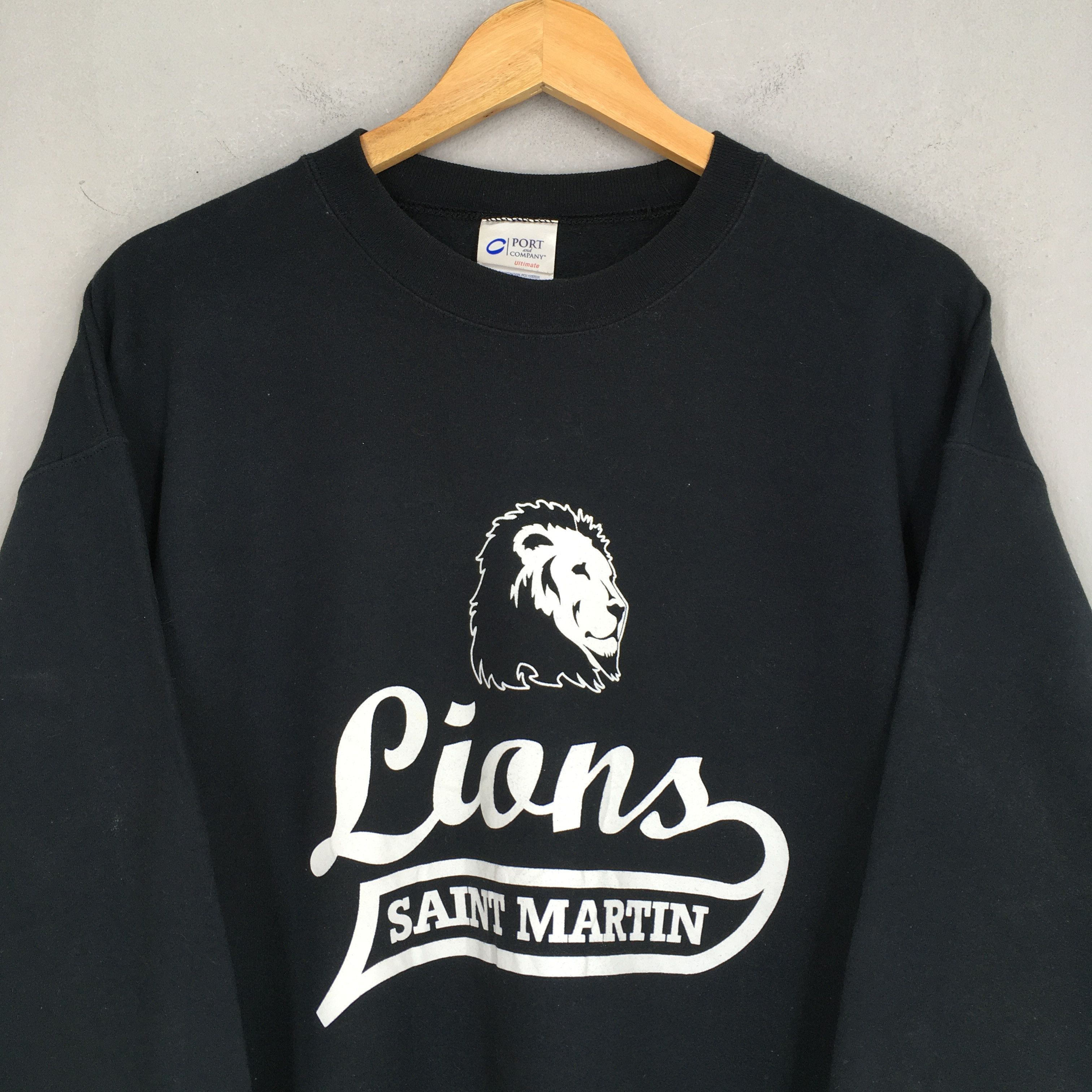 NCAA Vintage Lions Saint Martin High School Sweatshirt Large Size US L / EU 52-54 / 3 - 2 Thumbnail