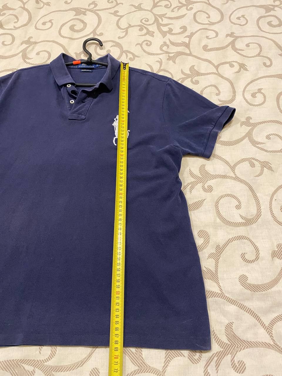 Polo Ralph Lauren Polo Ralph Lauren Big Pony #3 Navy Custom Fit Polo Shirt Size US L / EU 52-54 / 3 - 11 Thumbnail