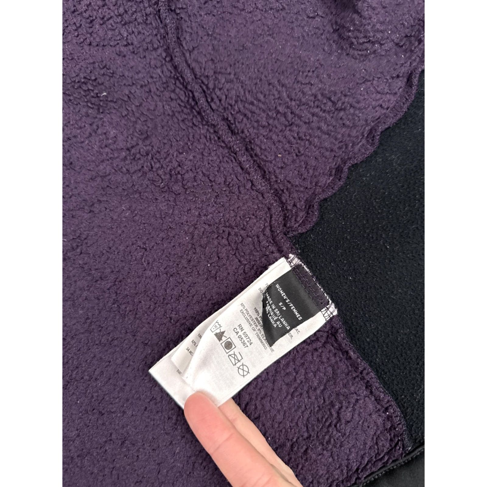 Mountain Hardwear Mountain Hardwear Jacket Womens Small Purple Fleece Full Zip Softshell READ Size S / US 4 / IT 40 - 5 Thumbnail