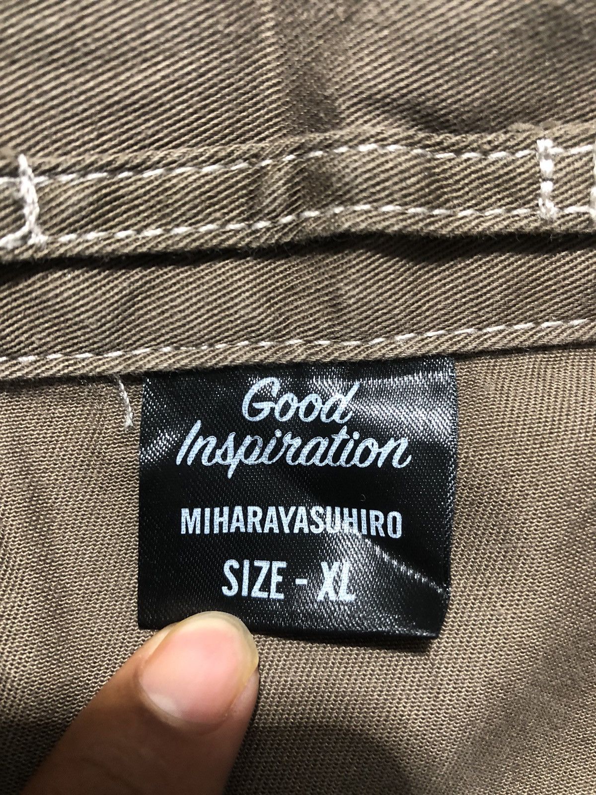 Japanese Brand × Maison MIHARA YASUHIRO Miharayasuhiro Two Toned Work Jacket Size US XL / EU 56 / 4 - 11 Thumbnail