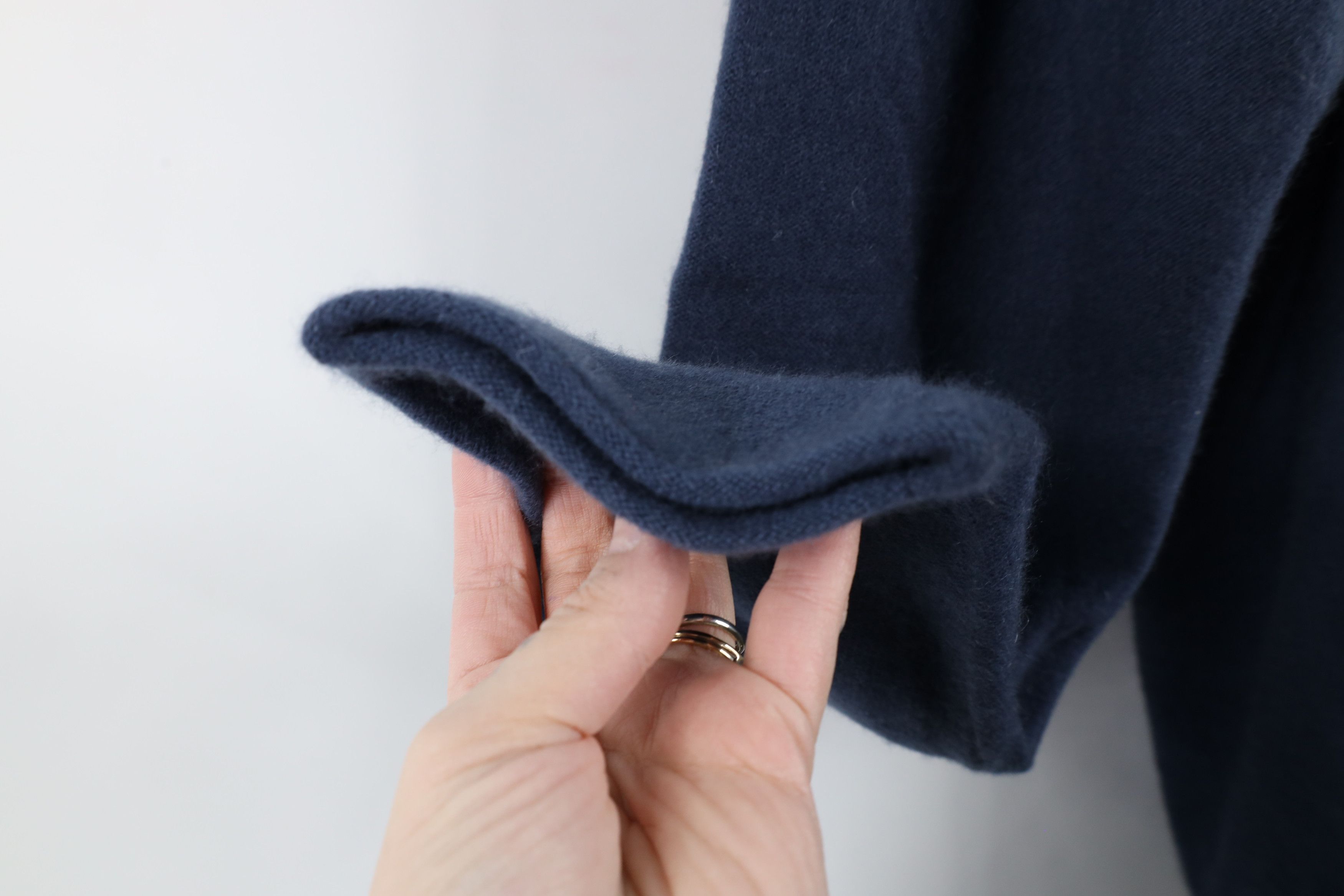 Vintage Vintage 90s Streetwear Marled Cashmere Knit Sweater Blue Size US L / EU 52-54 / 3 - 7 Thumbnail