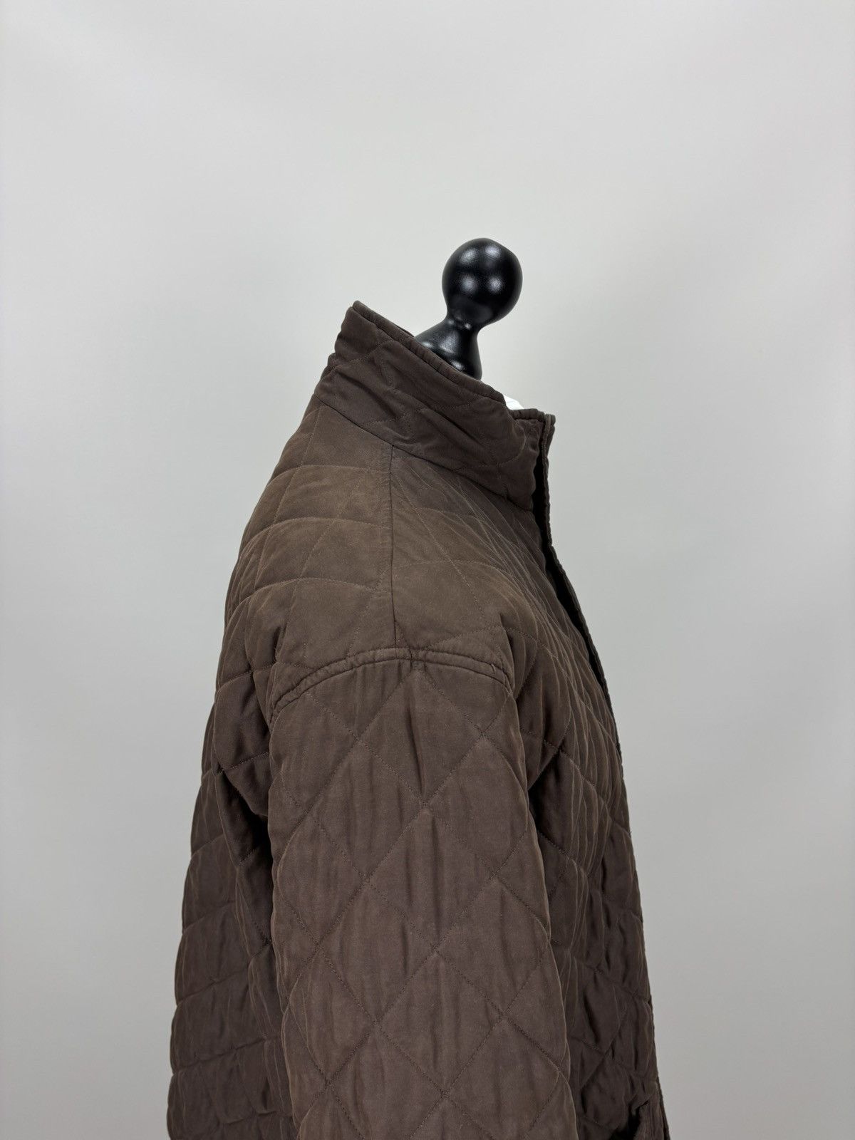 Barbour Mens quilted jacket Barbour Hampton Size XL Color Brown Size US XL / EU 56 / 4 - 8 Thumbnail