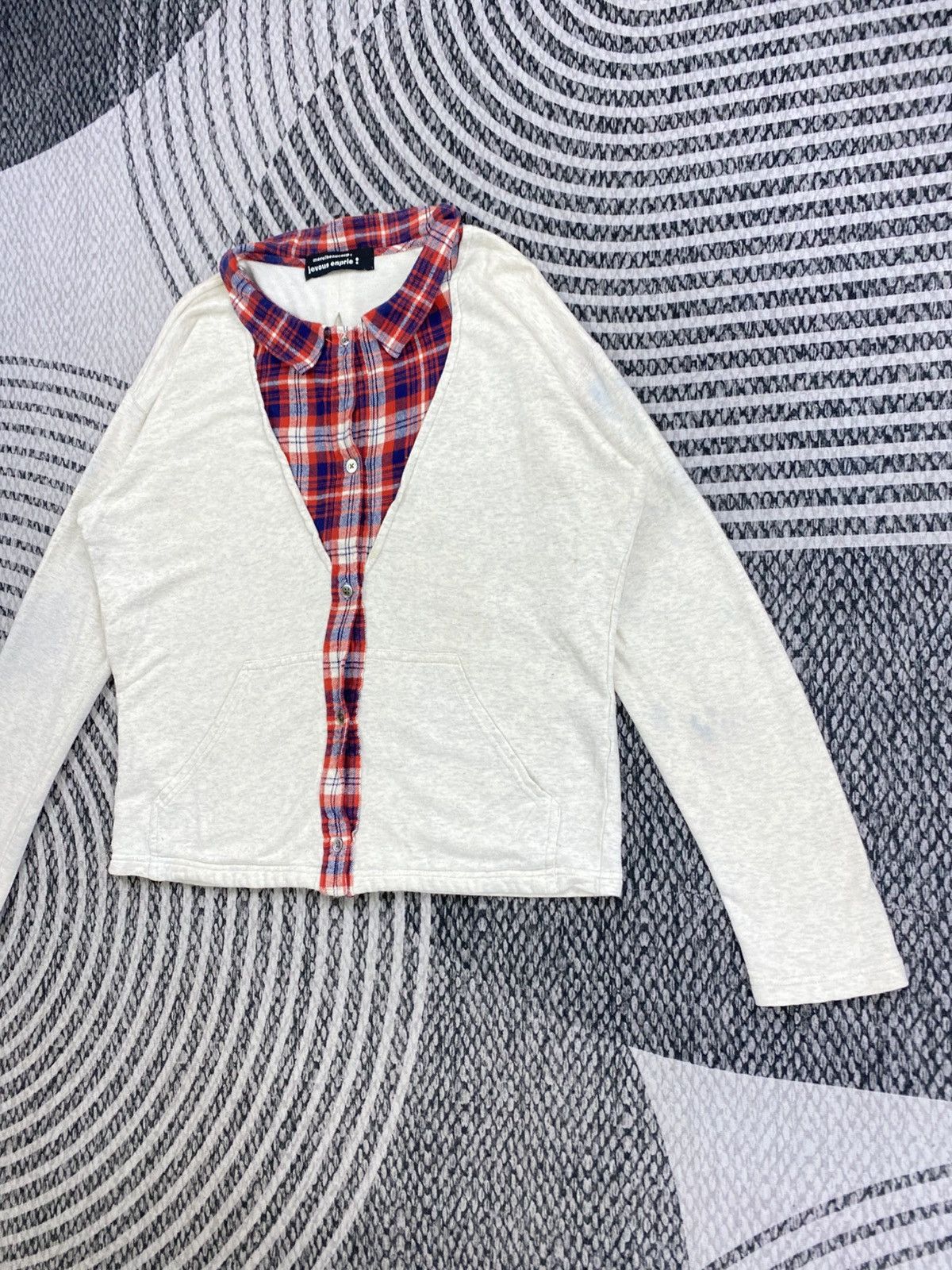 mercibeaucoup Vintage Mercibeaucop Red Brick Cardigan Style Jacket Size L / US 10 / IT 46 - 4 Thumbnail