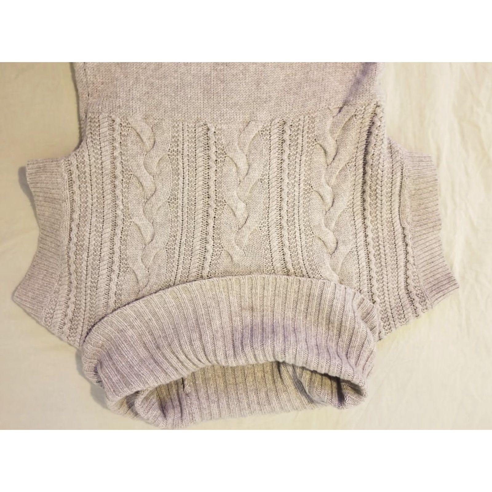 Banana Republic VINTAGE? No — Banana Republic Womens Wool Sweater Dress S Small Khaki Beige Knit Knee Length Casual Fall Spring Women Size S / US 4 / IT 40 - 3 Thumbnail