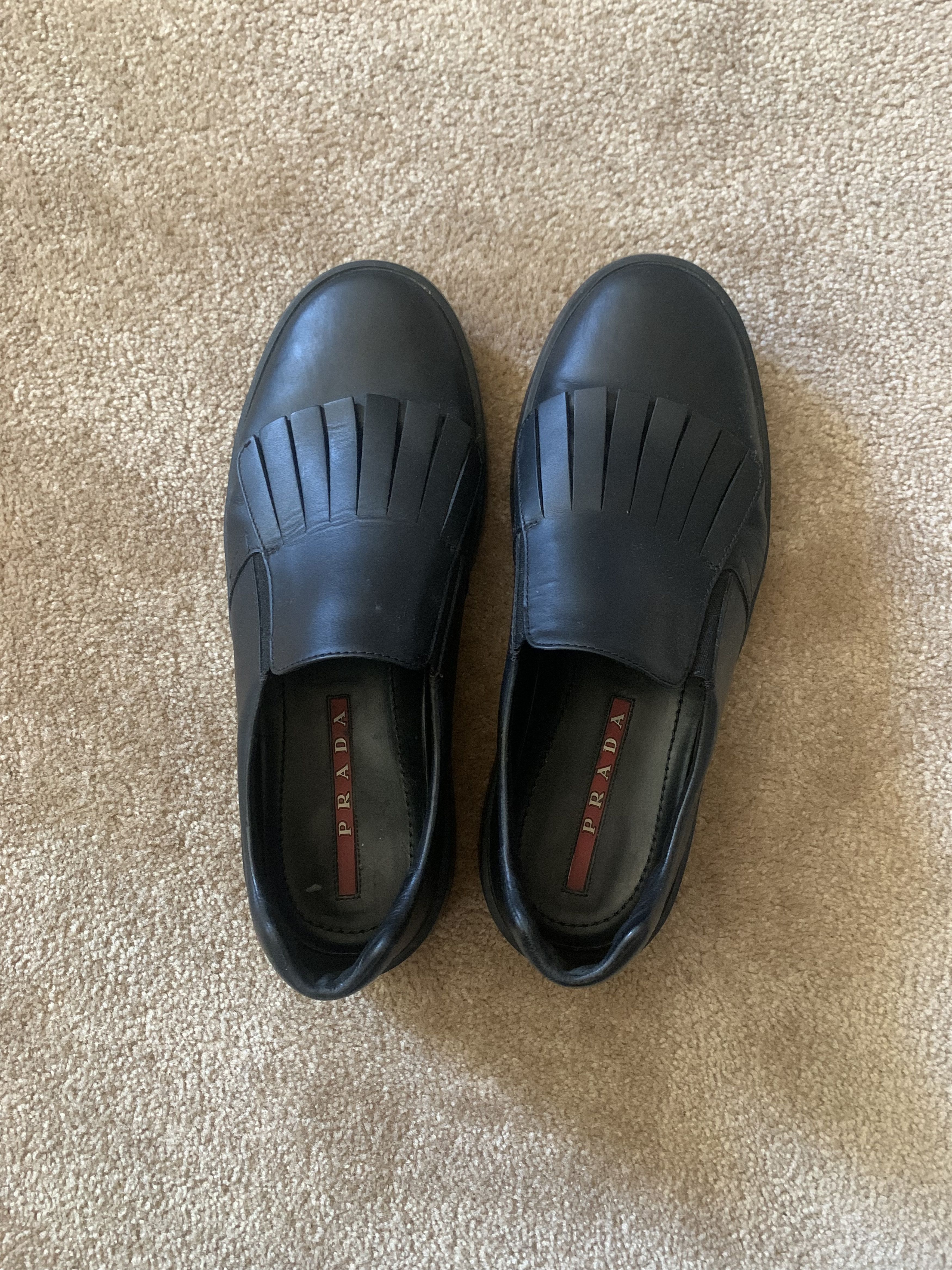 Prada Prada fringe loafer Size US 7 / EU 40 - 1 Thumbnail
