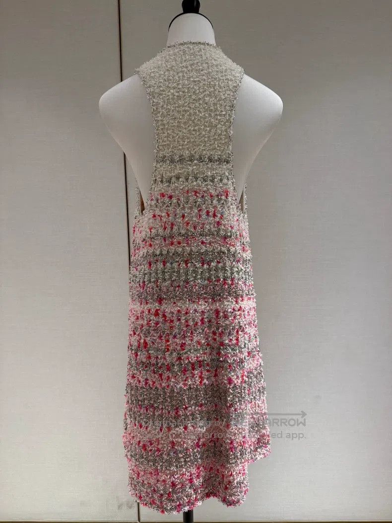 Chanel Chanel Waterfall series pink tweed sequin dress Size XS / US 0-2 / IT 36-38 - 2 Thumbnail