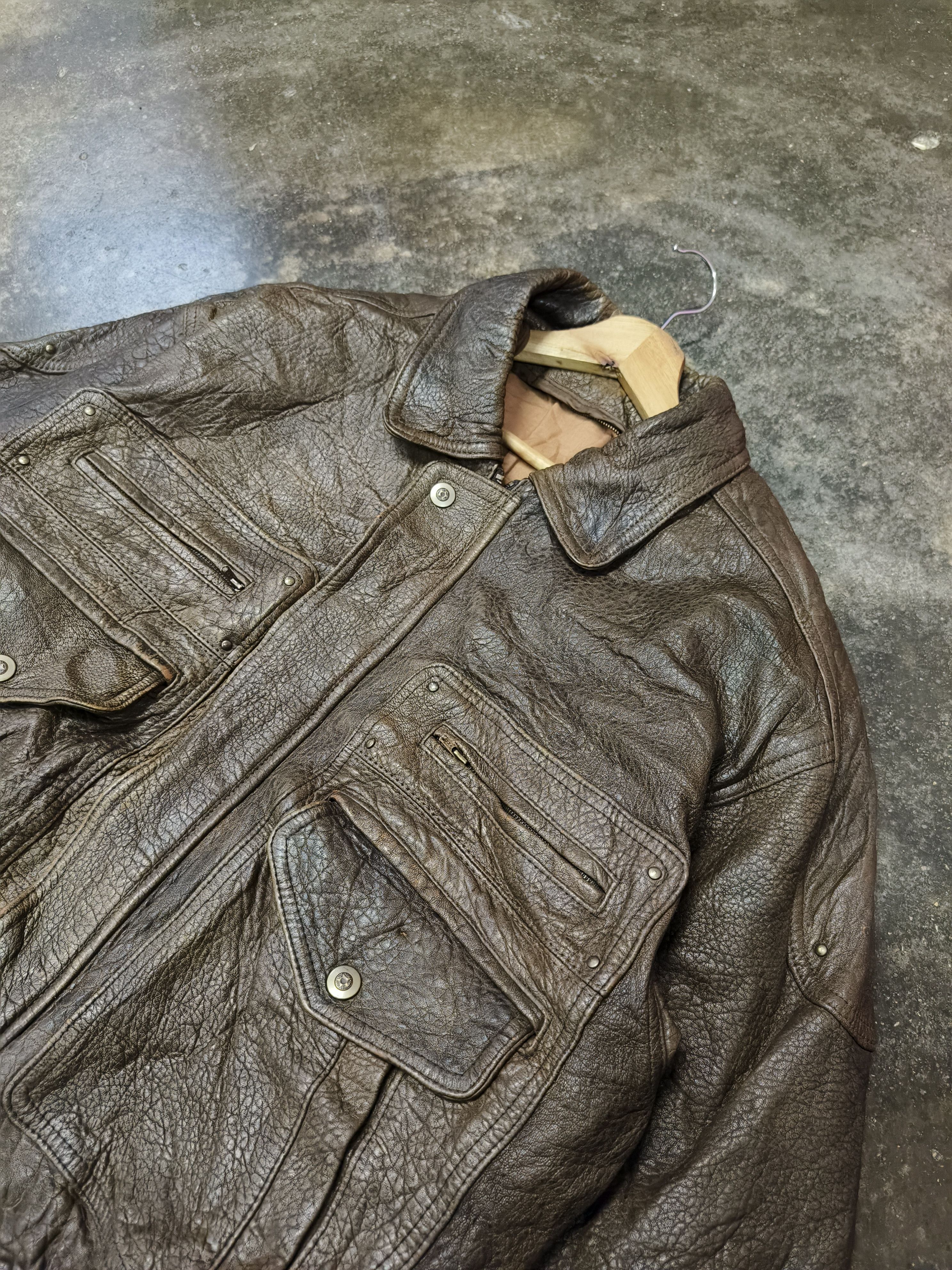 Genuine Leather TRUE VINTAGE FLIGHT BOMBER JACKET LEATHER Size US M / EU 48-50 / 2 - 3 Thumbnail