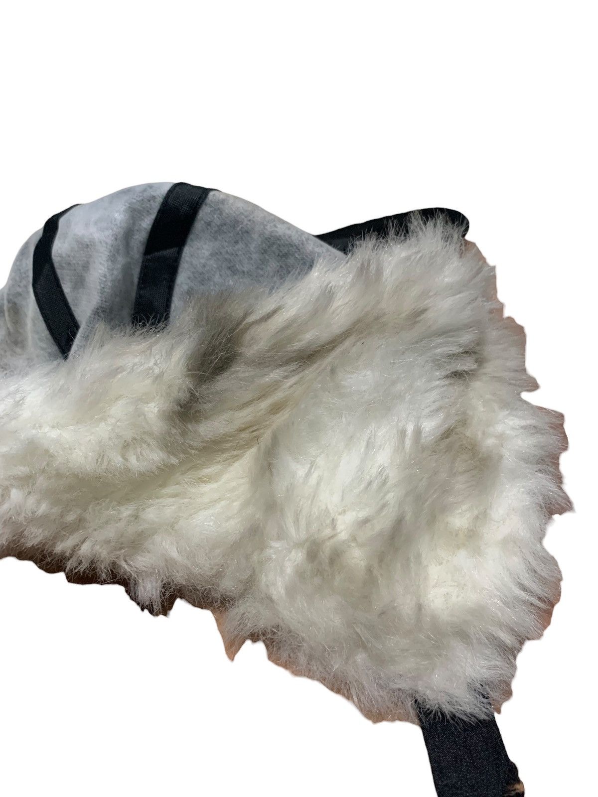 If Six Was Nine × Japanese Brand × Le Grande Bleu (L.G.B.) 2000s Flying ski japan nylon fur hat short visor Size ONE SIZE - 5 Thumbnail