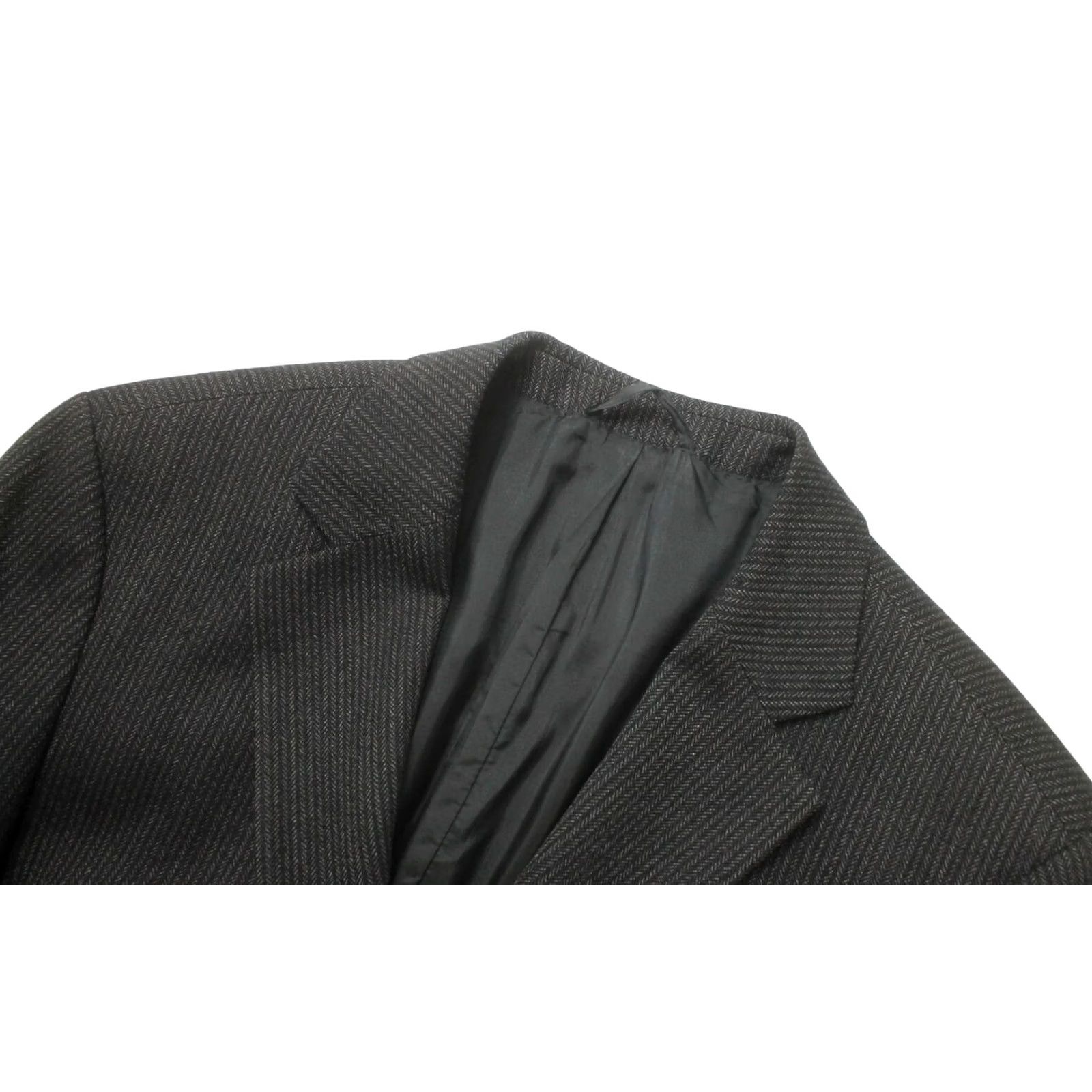 Hugo Boss HUGO BOSS Maxwell Blazer Men's US 40R Virgin Wool Lined Single Breasted Blazer Black Wool Notch Lapel 2 Buttons 80s Size 40R - 5 Thumbnail