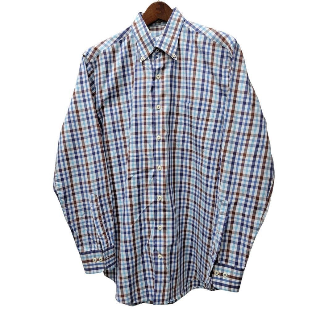Peter Millar Peter Millar Long-Sleeves Slim-Fit Button-down Shirt Medium Size US M / EU 48-50 / 2 - 2 Thumbnail