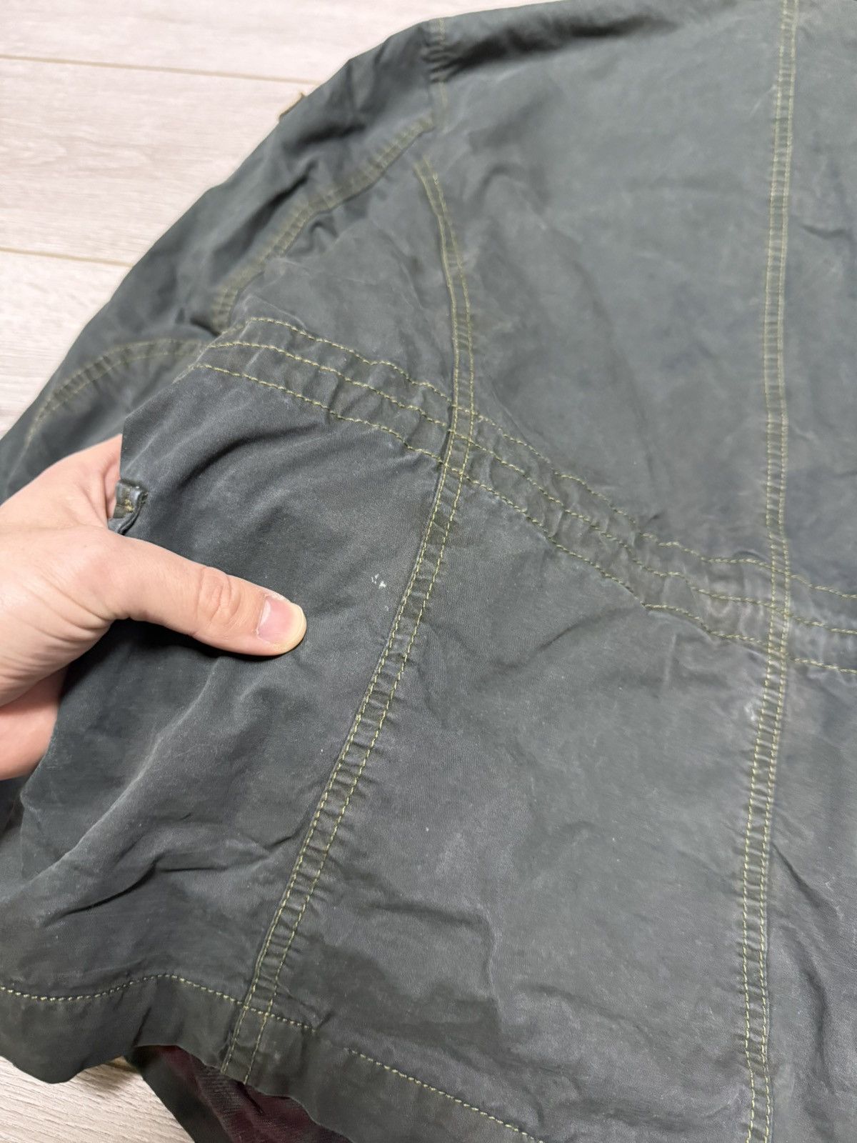 Diesel Diesel military zip buttons jacket washed Size US L / EU 52-54 / 3 - 10 Thumbnail