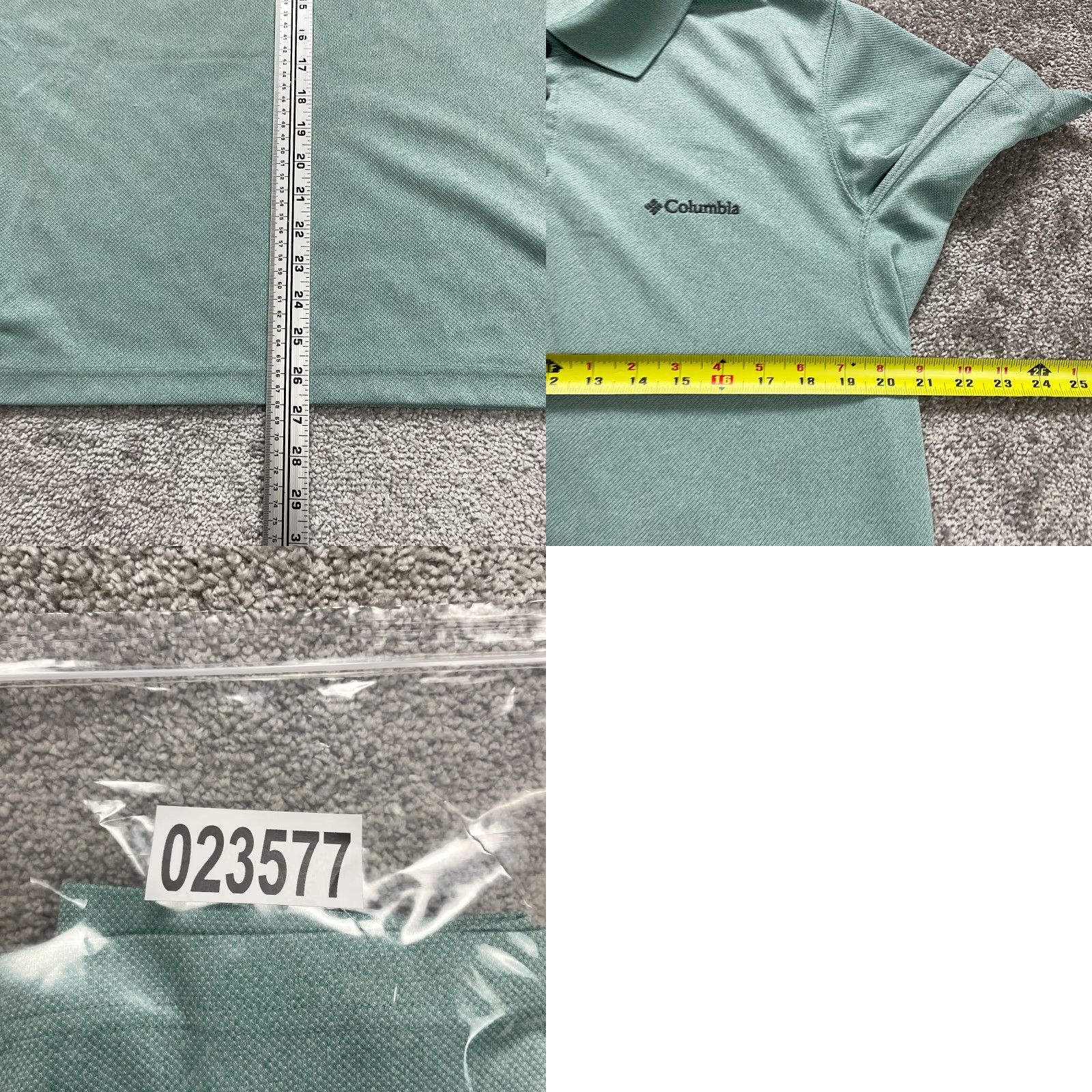 Vintage Columbia Polo Shirt Mens Medium Green Collared Short Sleeve Active Golf Rugby Shirt Regular Size Classic Fit Baseball Style Size US M / EU 48-50 / 2 - 8 Thumbnail