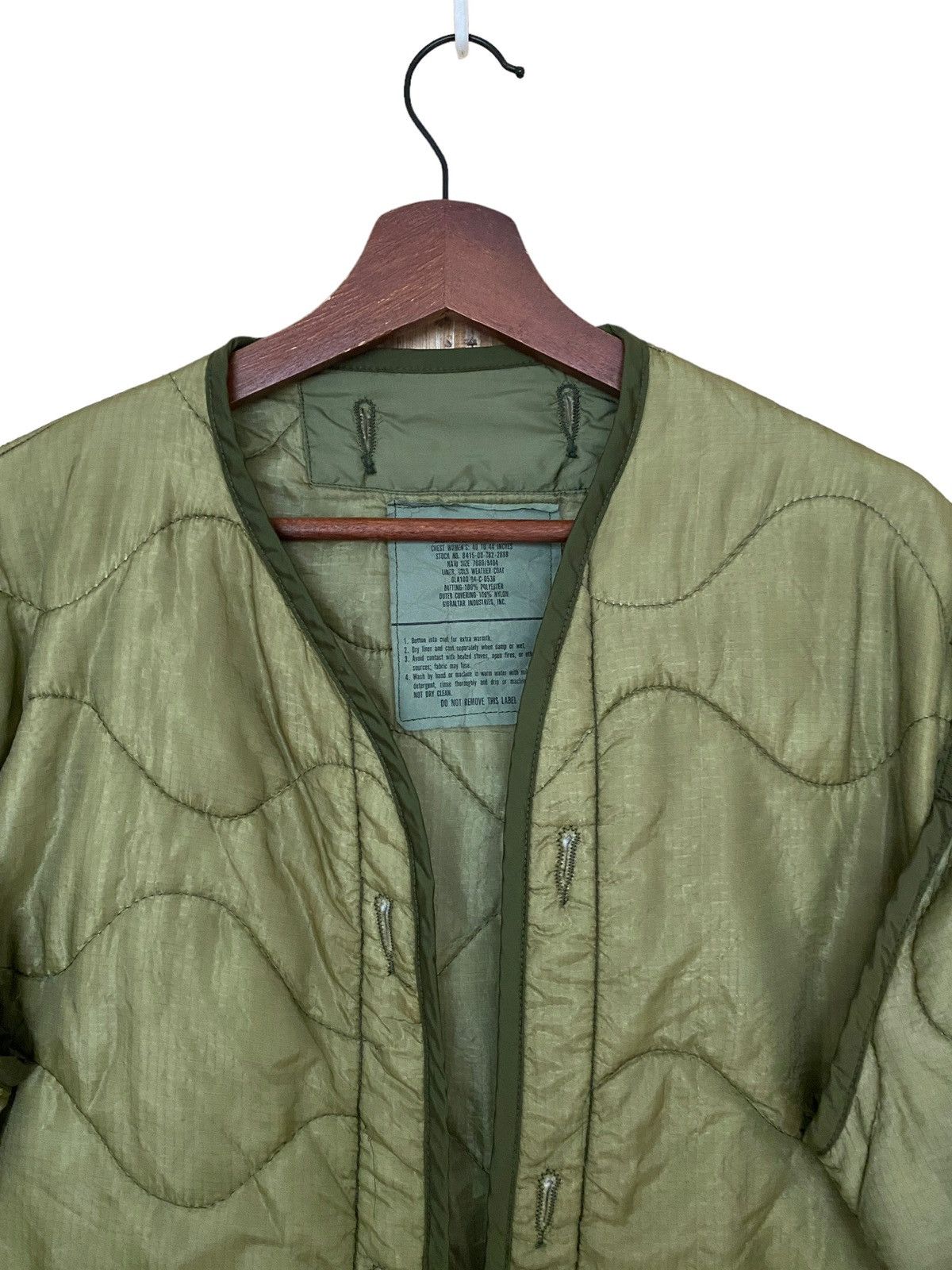 Vintage Vintage Us Army Inner Jacket 1970s Size US M / EU 48-50 / 2 - 6 Thumbnail