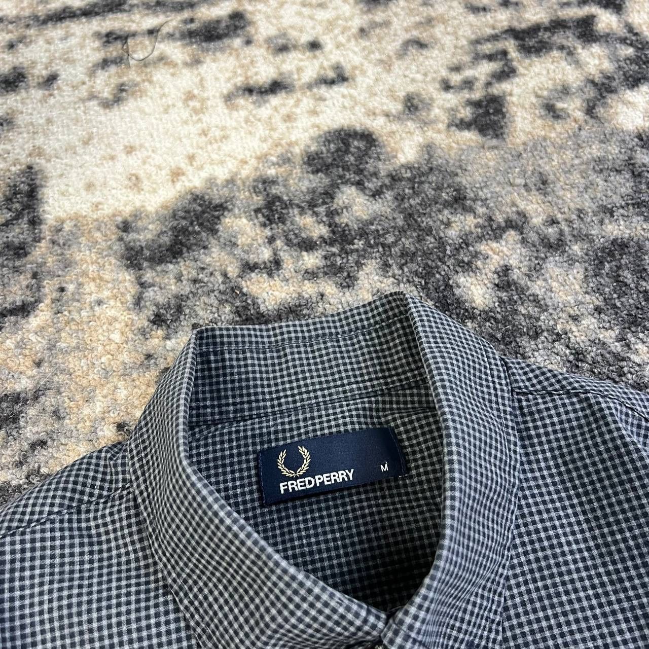 Fred Perry Fred Perry Luxury Mini Logo Checkered Button Up Shirt Size US M / EU 48-50 / 2 - 5 Thumbnail
