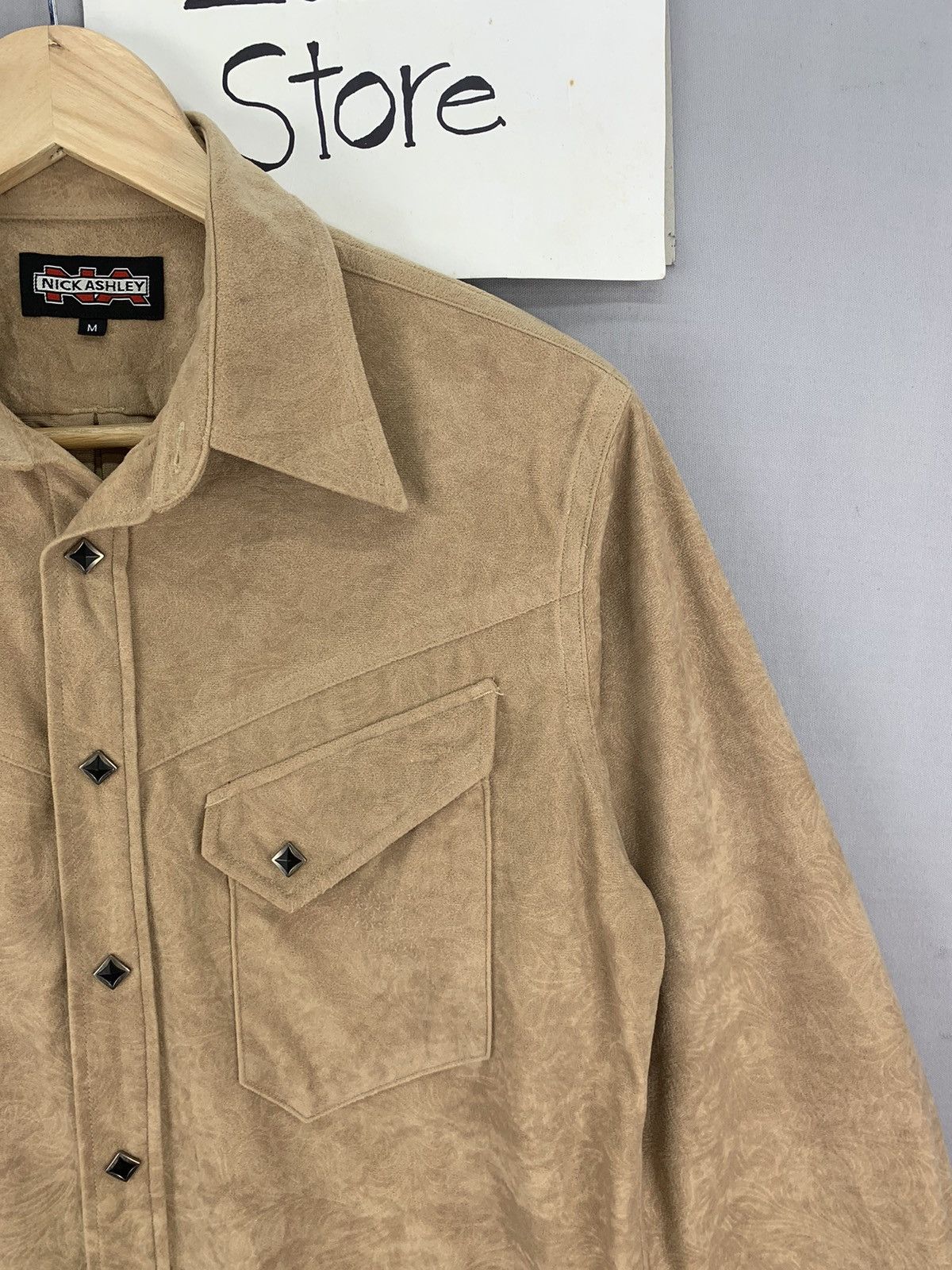 Japanese Brand Vintage Flannel Faux Suede Size US S / EU 44-46 / 1 - 5 Thumbnail