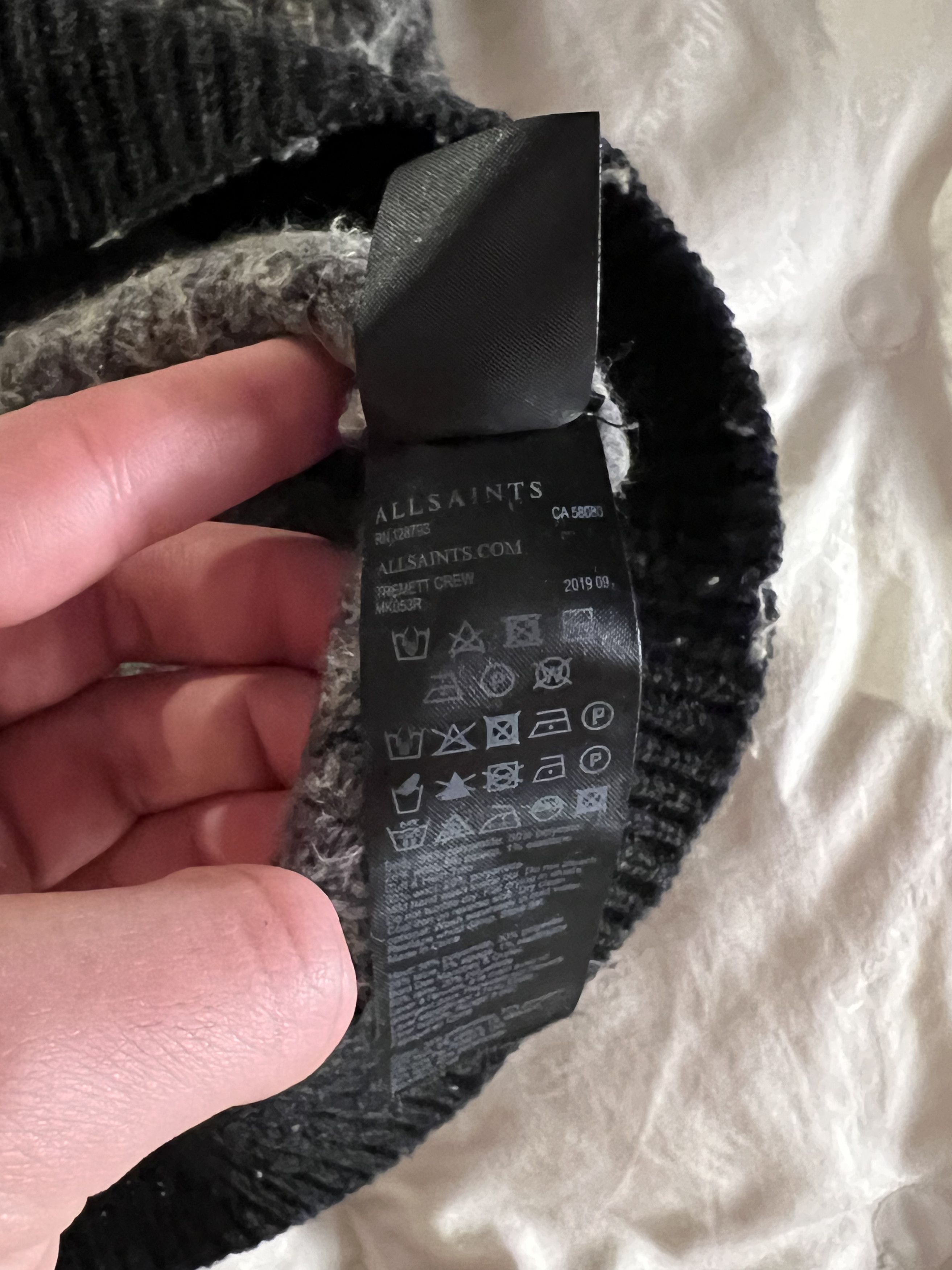 Allsaints Fleece/Mohair Sweater Size US M / EU 48-50 / 2 - 3 Thumbnail