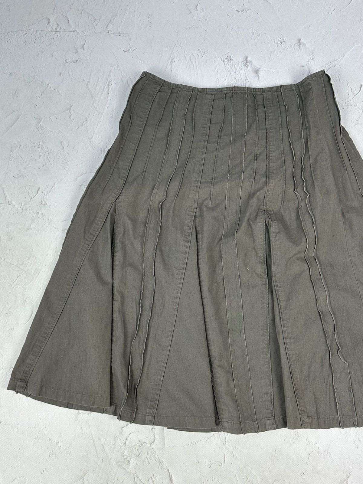 Vintage Vintage Flared Midi Skirt Size 31" - 5 Thumbnail
