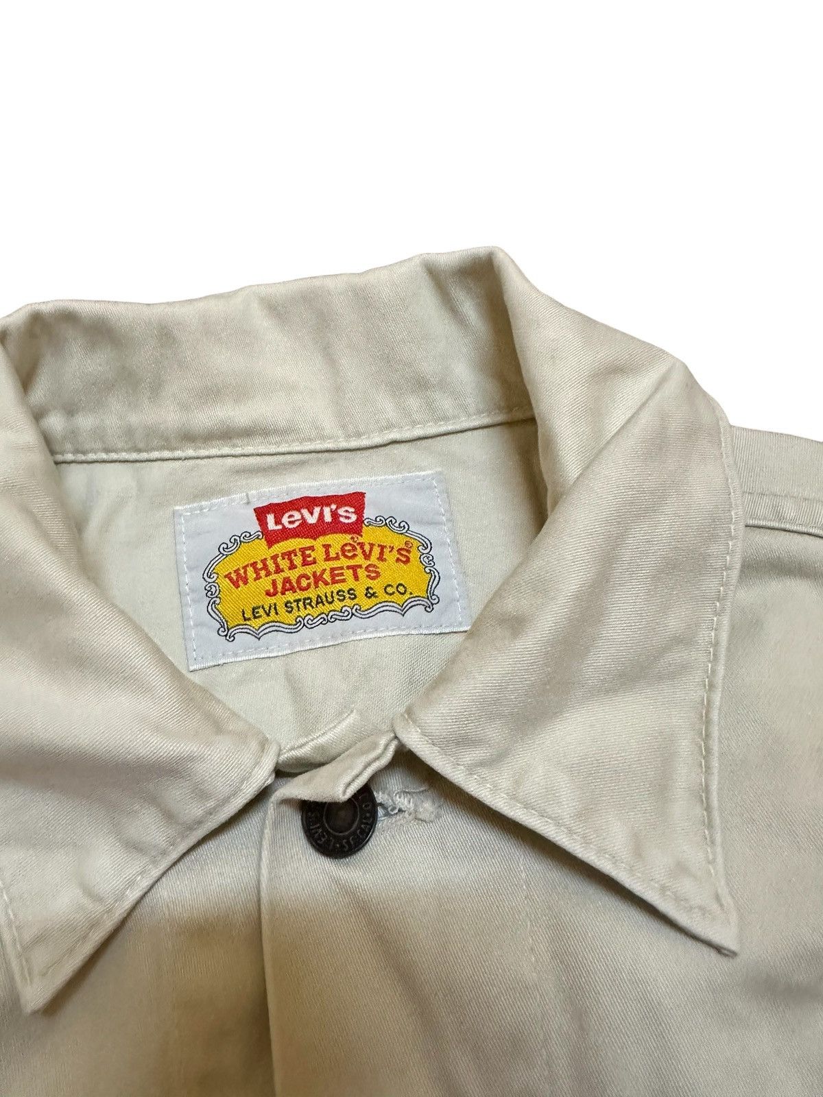 Levi's Vintage Levis White Trucker Jacket Size US M / EU 48-50 / 2 - 7 Thumbnail