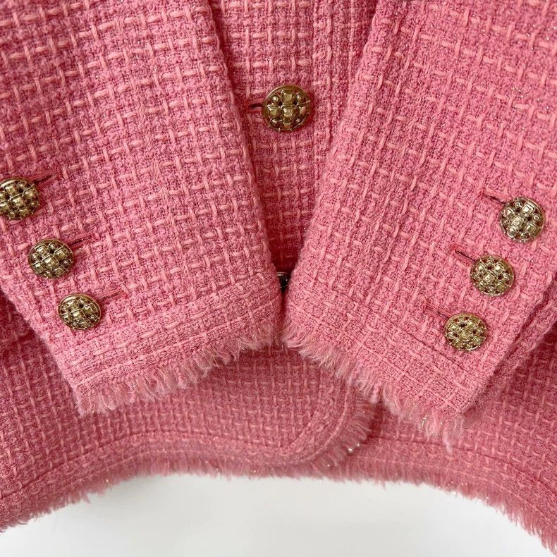 Chanel Chanel Handicraft Workshop Series Pink Twill Tassel Four-p Size XS / US 0-2 / IT 36-38 - 6 Thumbnail