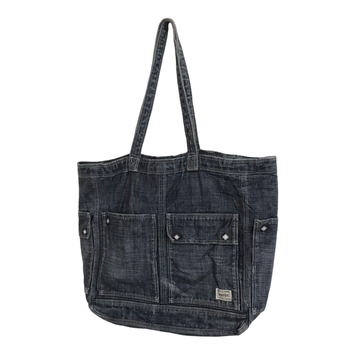 Porter × Porter Classic Tote Bag PORTER Jeans Tokyo Japan Size ONE SIZE - 2 Thumbnail