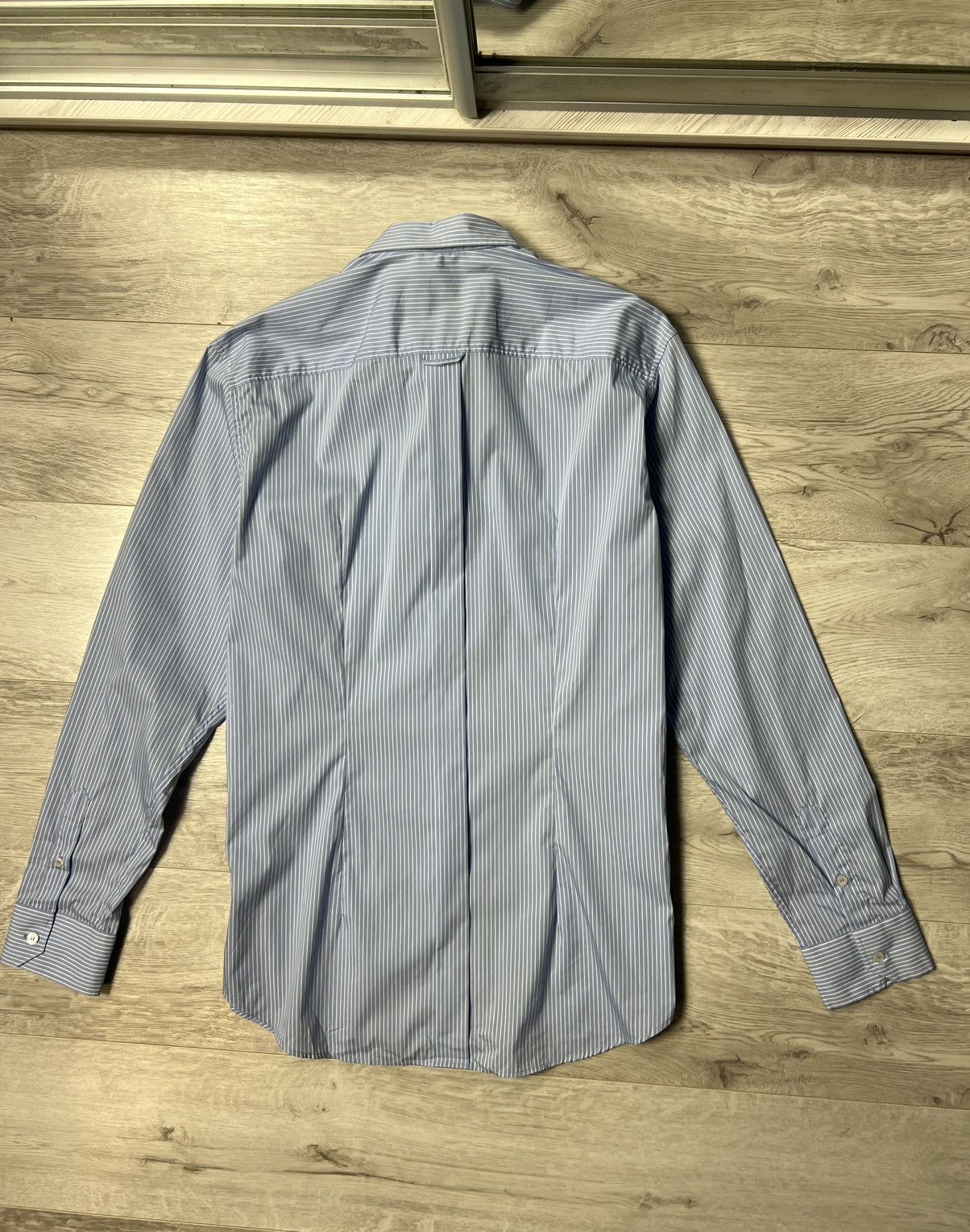 Dolce & Gabbana × Vintage Dolce & Gabbana George Striped Button Up Shirt D&G Logo Size US L / EU 52-54 / 3 - 10 Thumbnail