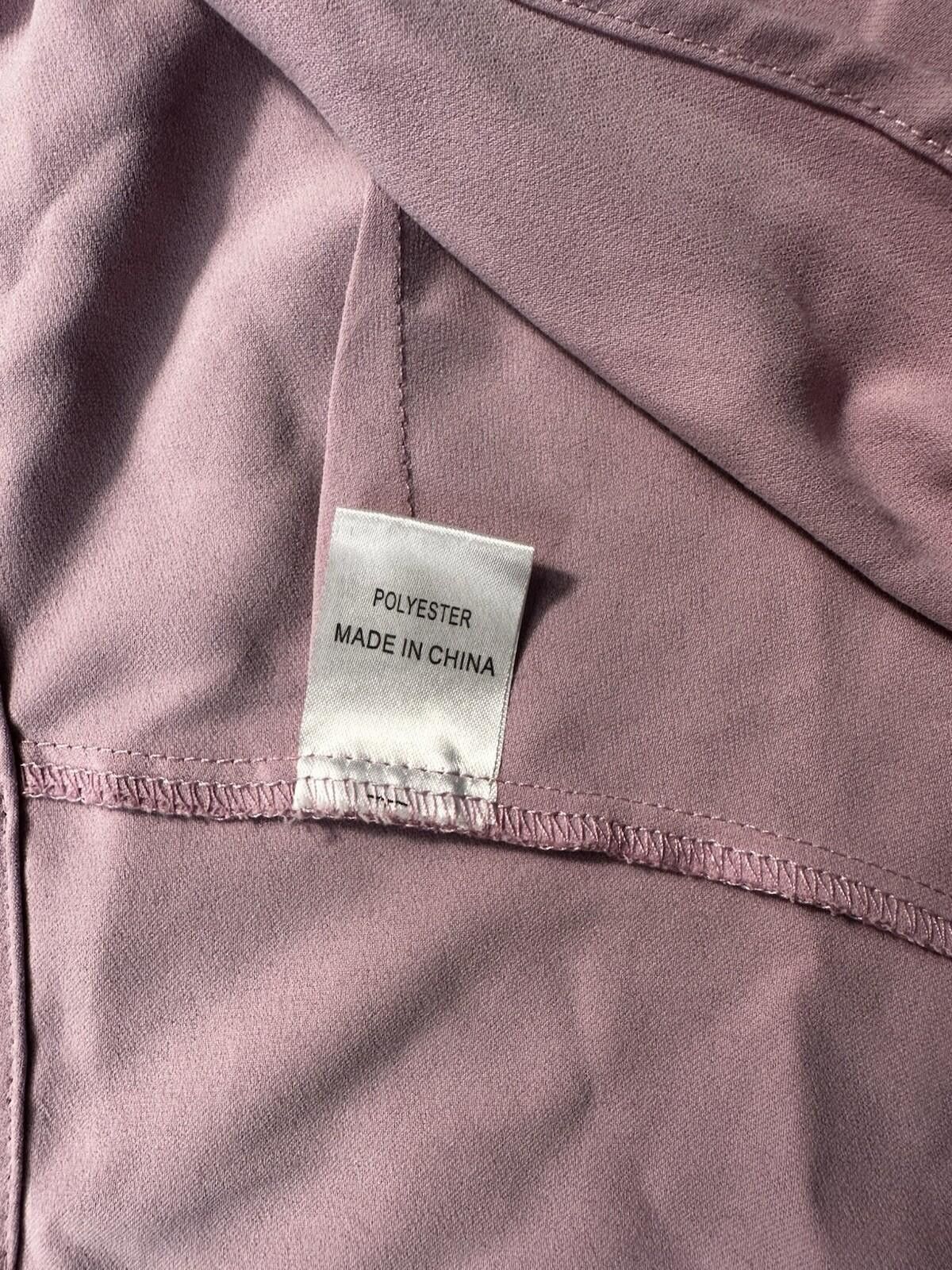 Other WHITE FOX Women's M Lavender Polyester Cropped Tie Strap Top Size M / US 6-8 / IT 42-44 - 5 Thumbnail