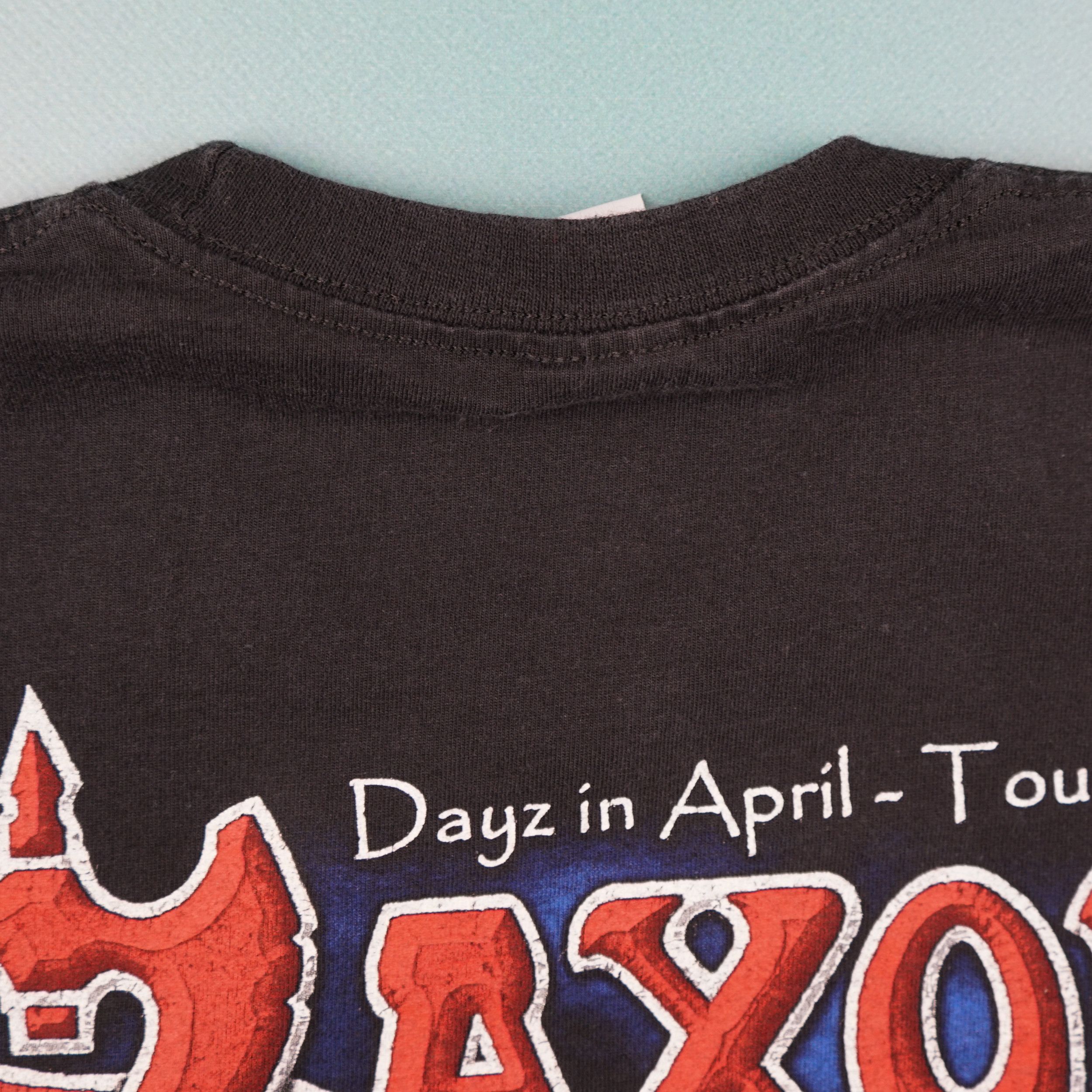 Band Tees × Vintage Vintage 2006 Saxon Band Tour T-Shirt Size US M / EU 48-50 / 2 - 6 Thumbnail
