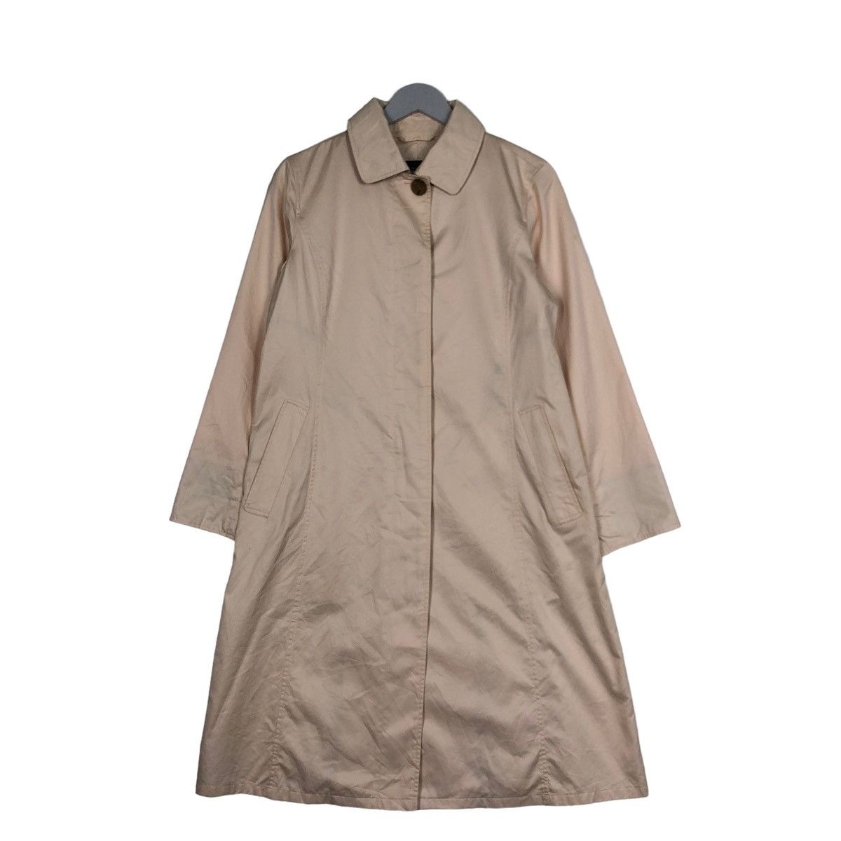 Burberry 💥Vintage Burberry London Trench Coat Nova Check Collar Size US M / EU 48-50 / 2 - 1 Thumbnail