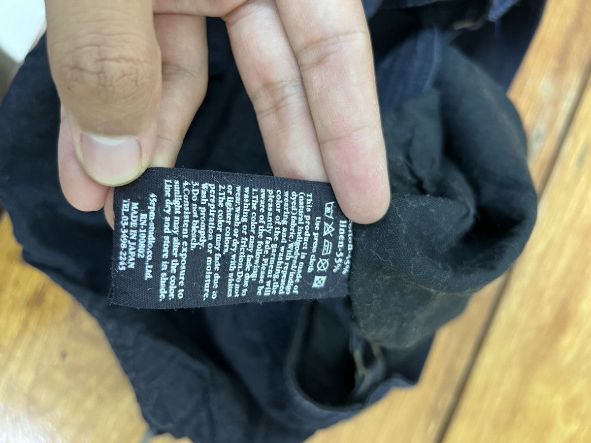 45rpm JapaneseBrand 45 Rpm Indigo Denim Tote Bag Size ONE SIZE - 5 Thumbnail