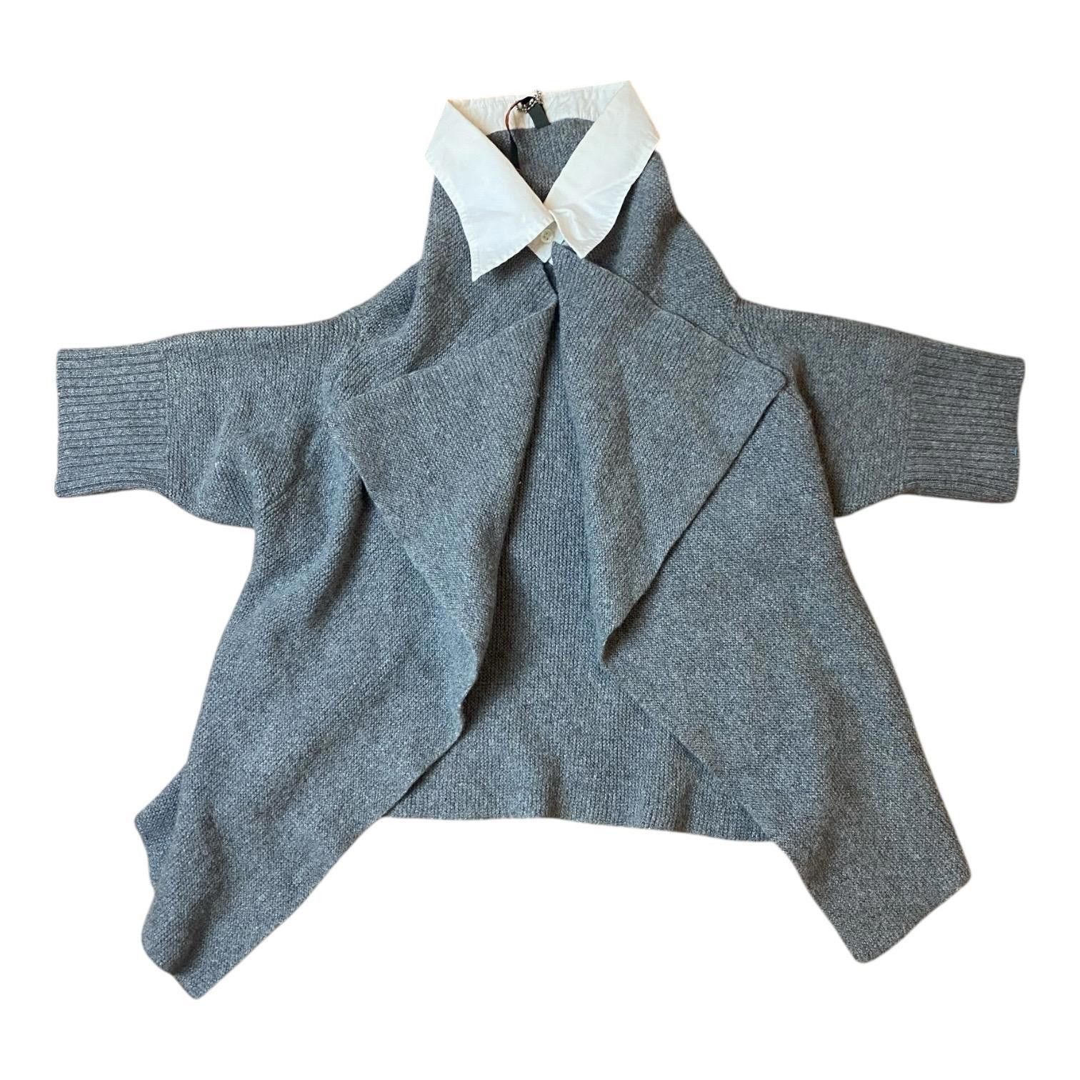 Cop Copine The Cop Copine Knitted Asymmetrical Sweater Size ONE SIZE - 1 Thumbnail