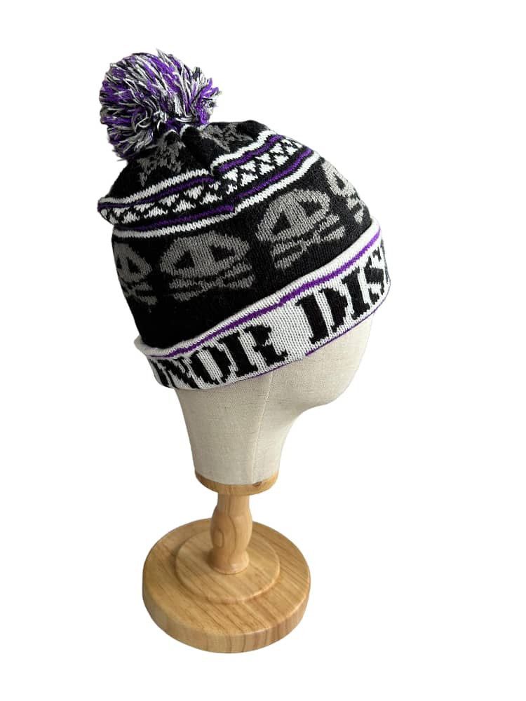 14th Addiction Dishonor Skull Punk Bondage Beanie Hats ☠️☠️ Size ONE SIZE - 4 Thumbnail