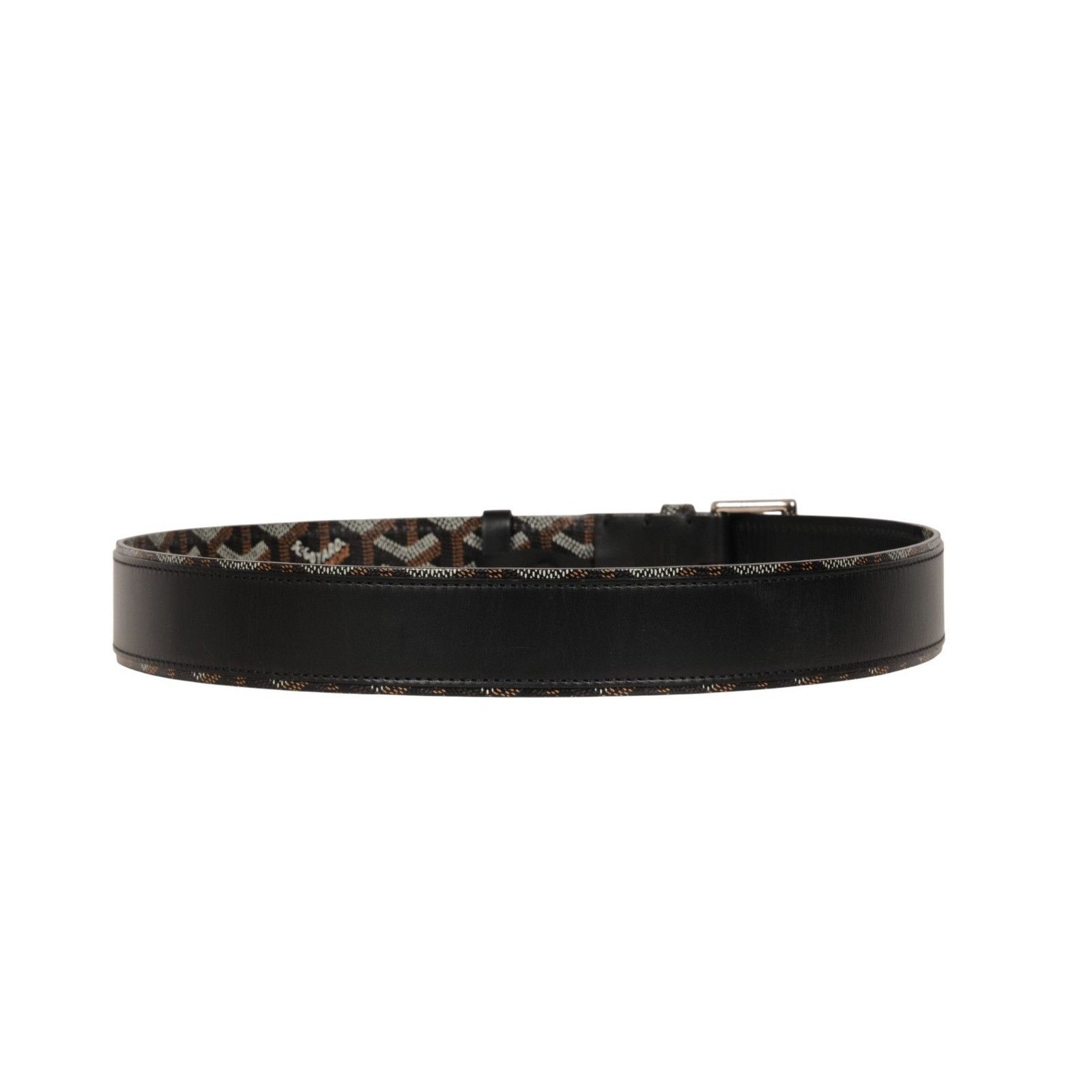 Goyard Florida II Belt 85 Black Brown Goyardine Canvas Size ONE SIZE - 7 Thumbnail