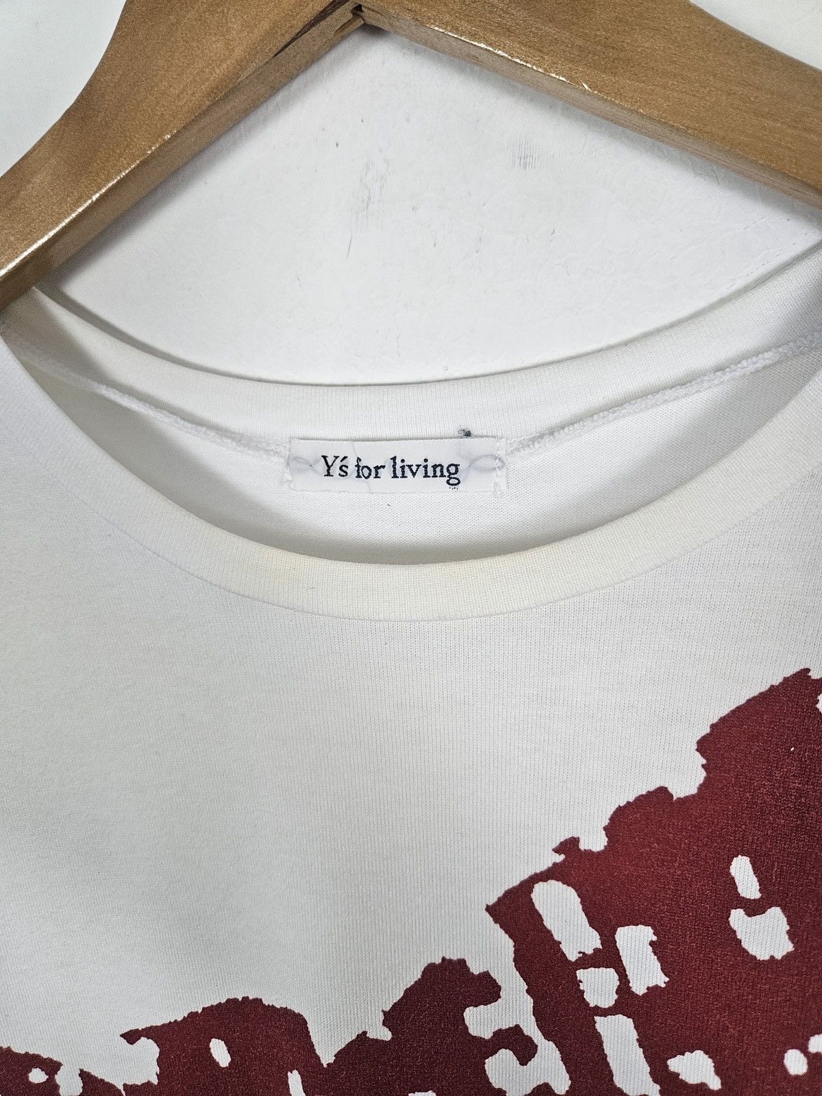 Yohji Yamamoto Y’s for living Yohji Yamamoto abstract tee shirt Size US S / EU 44-46 / 1 - 4 Thumbnail