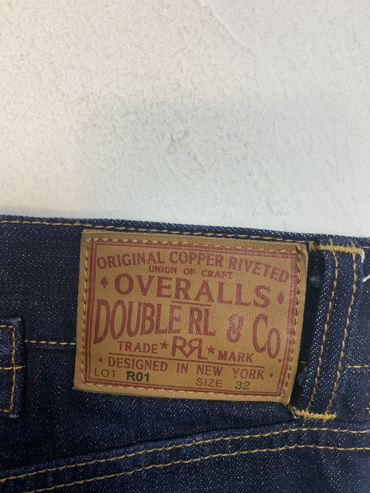 RRL Ralph Lauren Rare Double RL Ralph Lauren Lot R01 Indigo Denim Jeans Size US 32 / EU 48 - 7 Thumbnail