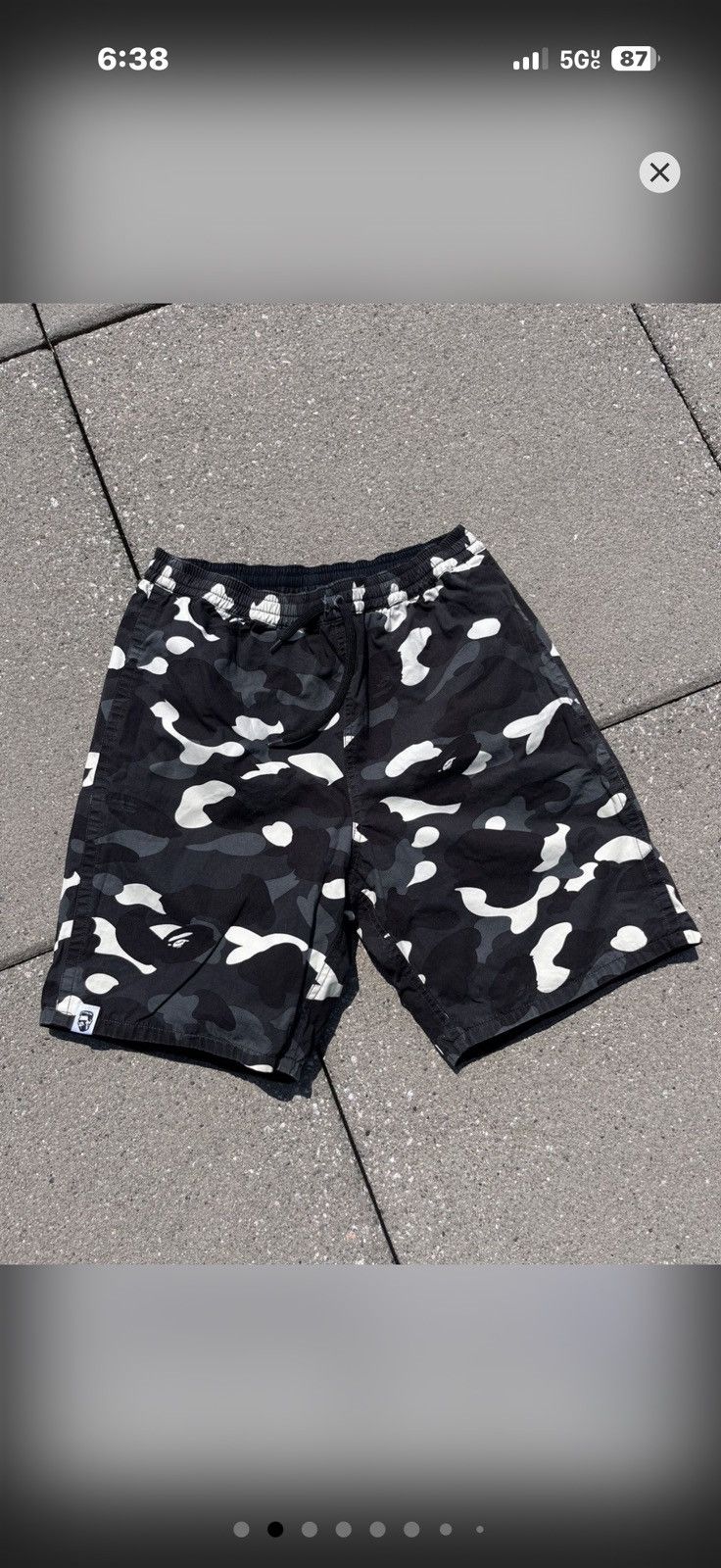 Bape BAPE Space Camo Shark Reversible Shorts Size US 32 / EU 48 - 2 Thumbnail