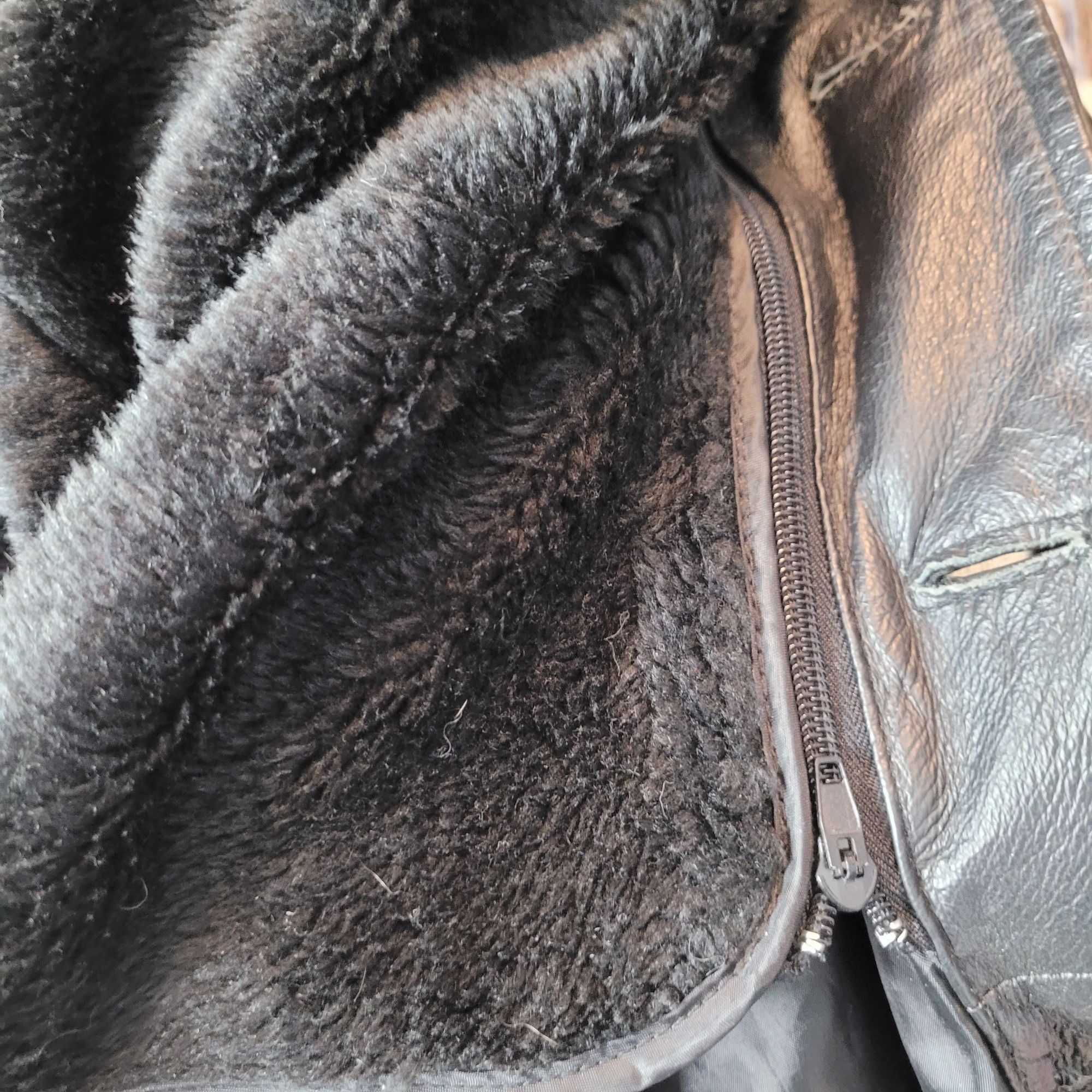 Vintage Genuine Leather Black Jacket Sz S Zip Out Faux Fur Lining Wi Size US S / EU 44-46 / 1 - 5 Thumbnail