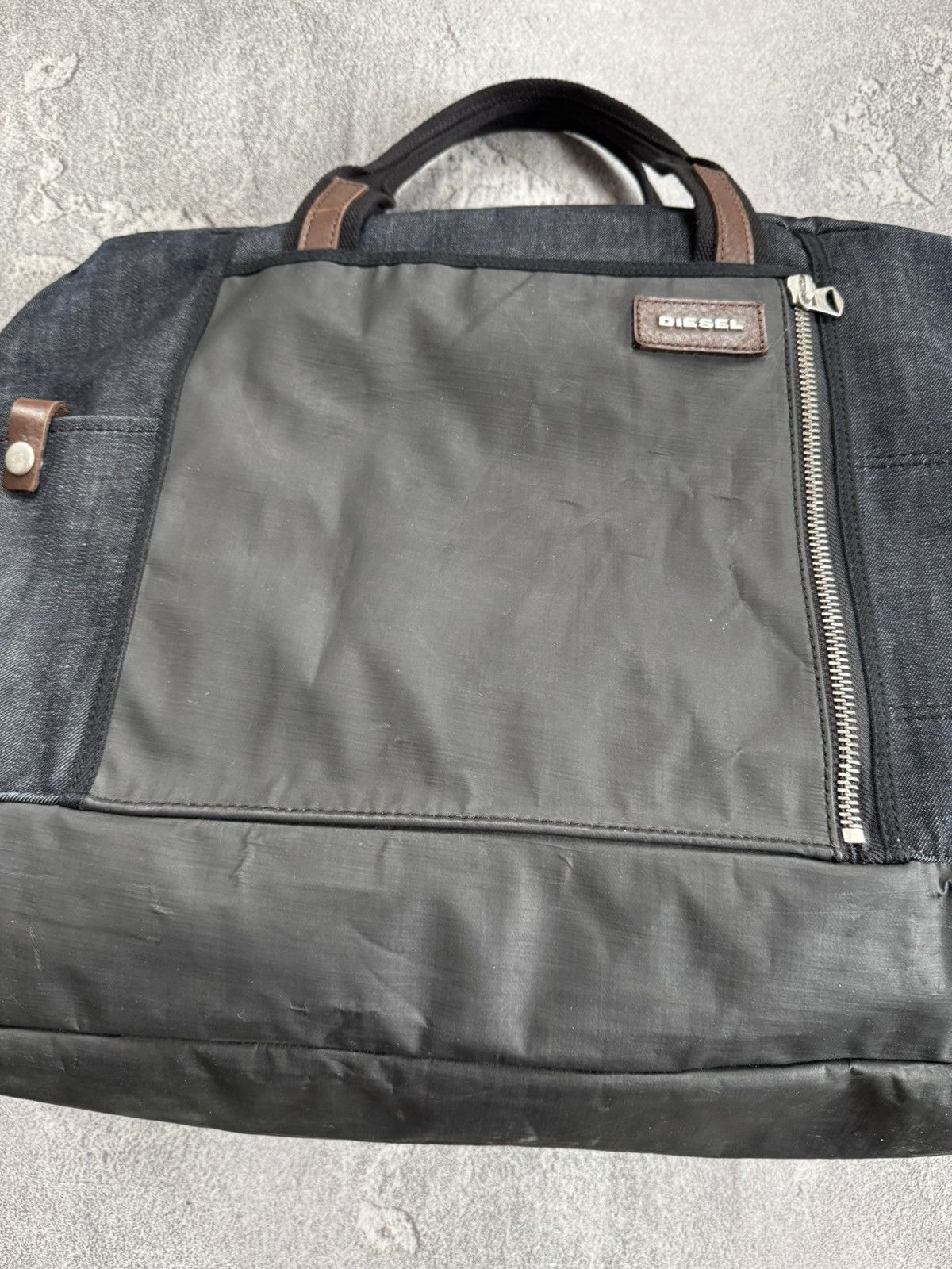 Diesel × Vintage Diesel big size travel bag handbag Y2K denim Size ONE SIZE - 4 Thumbnail
