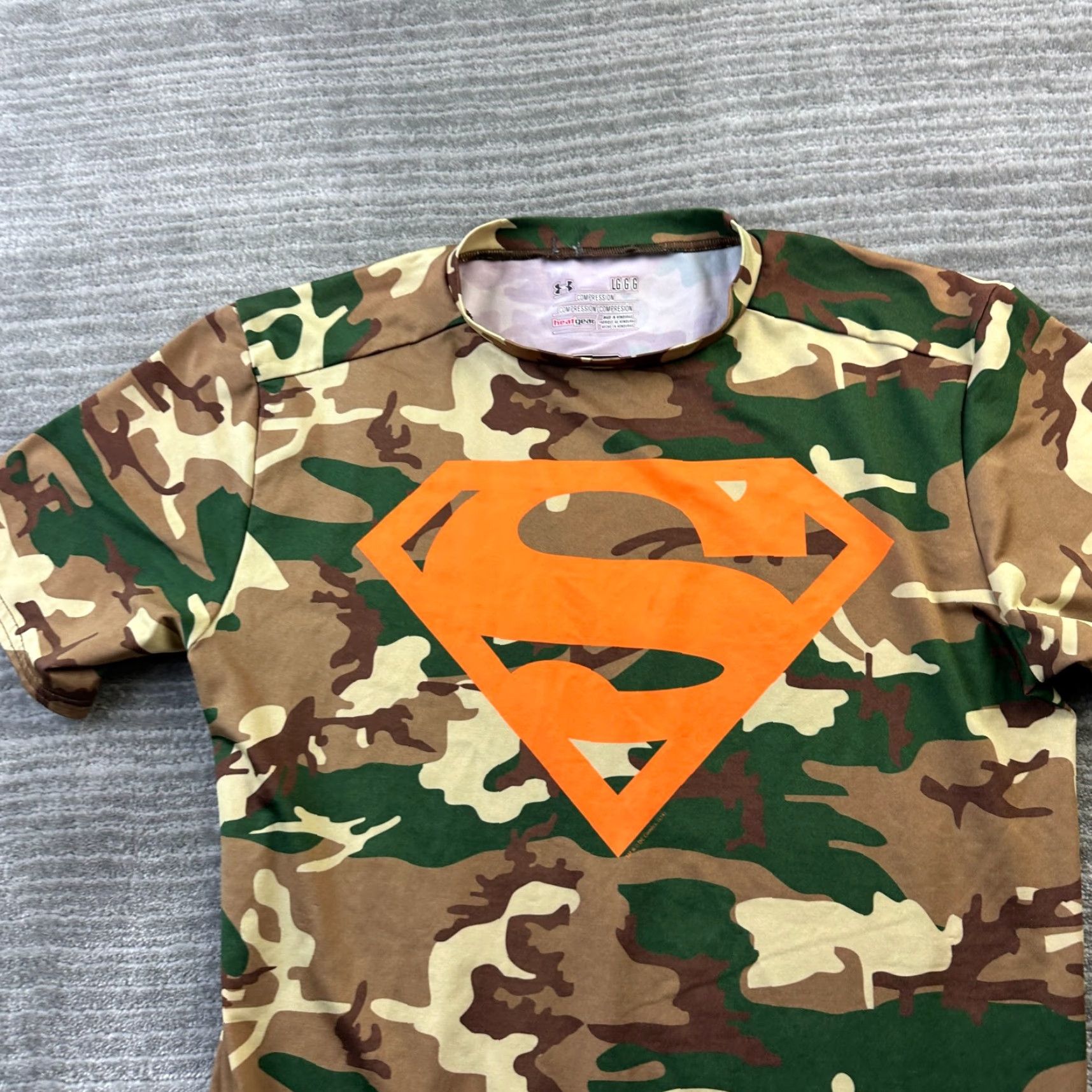 Under Armour Under Armour Shirt Large Camo Superman Compression Superhero Alter Ego Mens Size US L / EU 52-54 / 3 - 3 Thumbnail