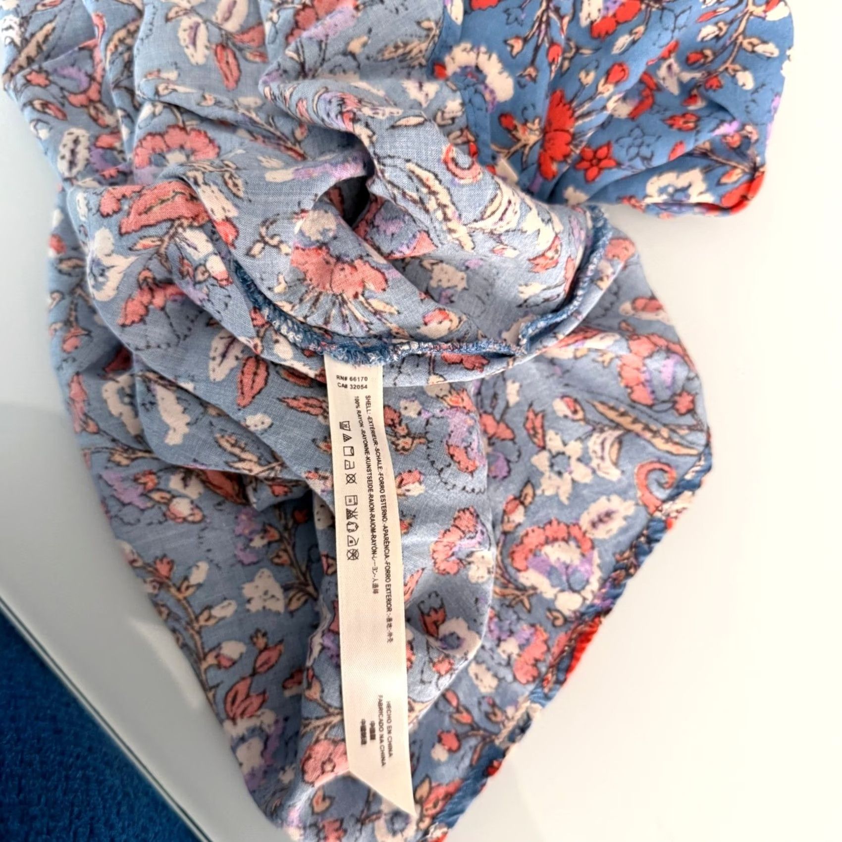 Free People VINTAGE? No — Intimately Free People Morning Slip Dress S Blue Paisley Racerback Boho Summer Size S / US 4 / IT 40 - 7 Thumbnail