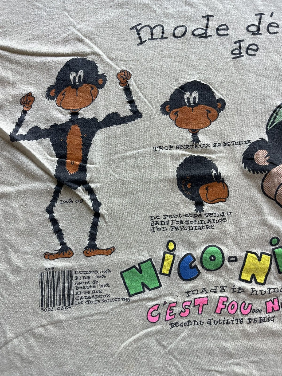 Vintage Vintage Nico-Nico Character made in humour Fashion Art 90’s Size US L / EU 52-54 / 3 - 7 Thumbnail