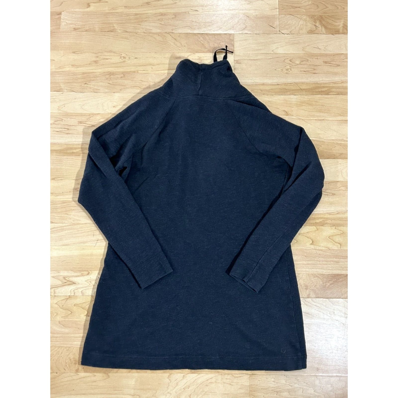 Vintage Columbia Sweater Women Dark Gray High Neck Pullover L / Large Size Regular Knit Shirt? Size L / US 10 / IT 46 - 2 Thumbnail